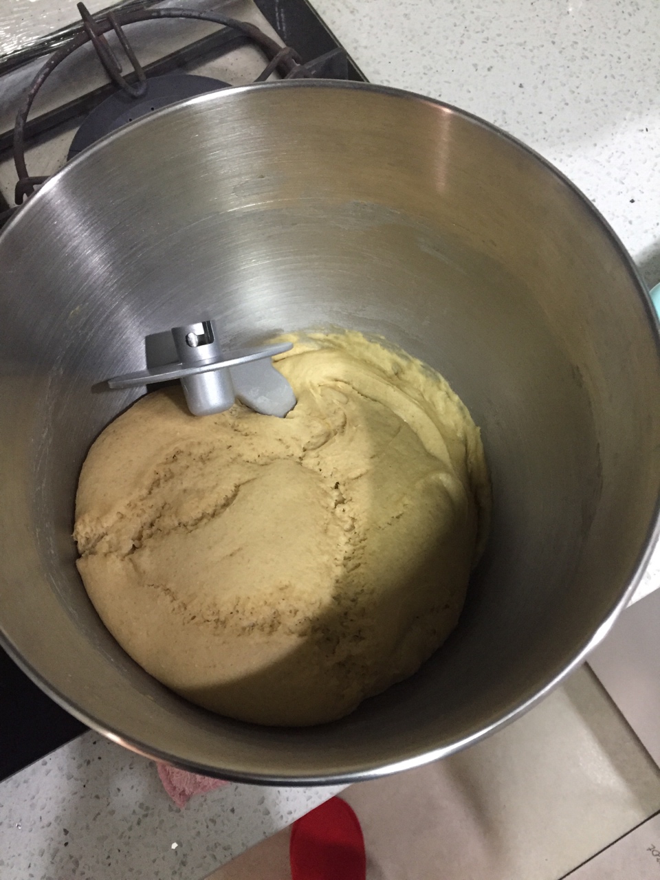 小麥胚芽雜糧面包的做法 步骤2