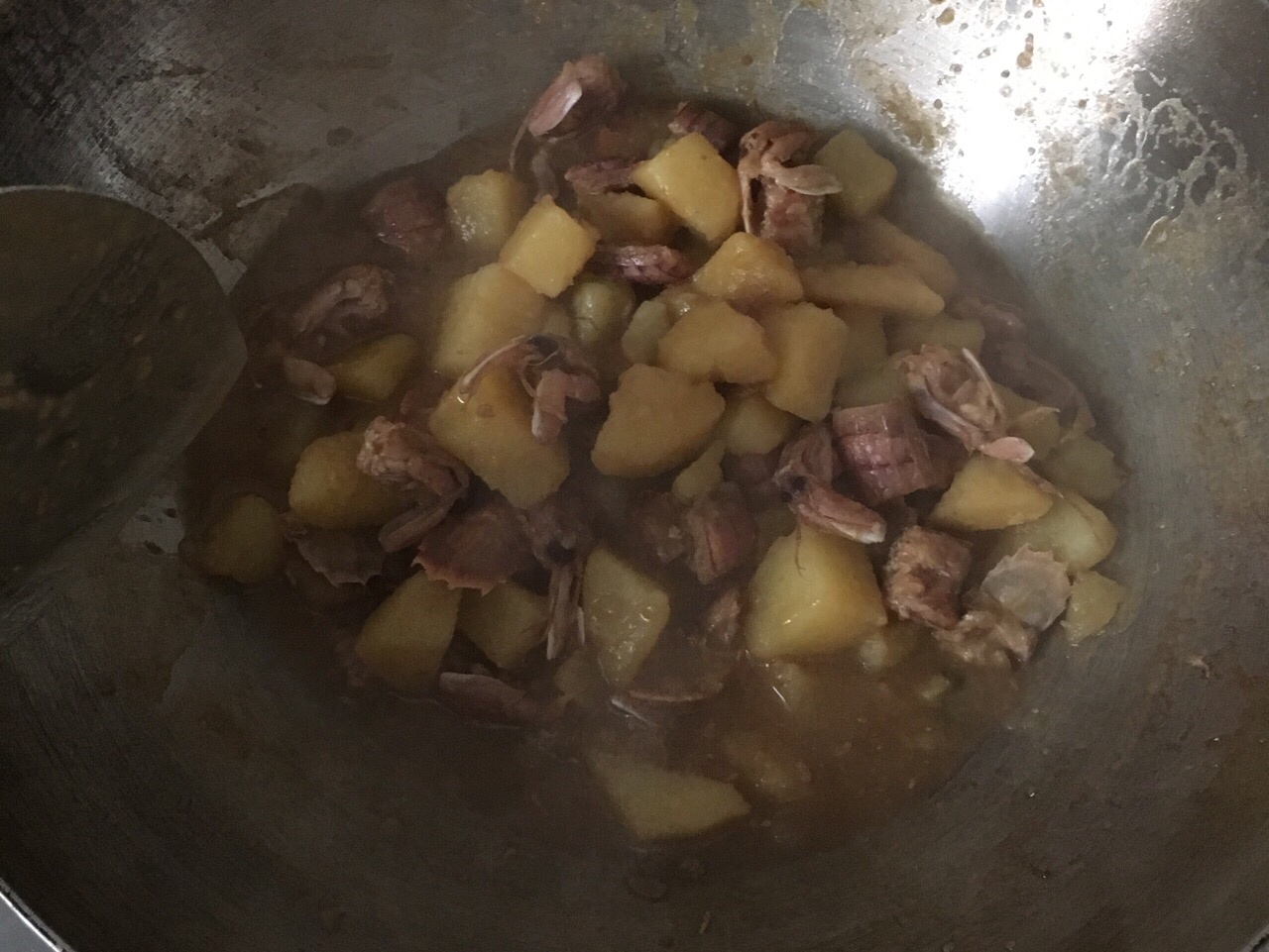 皮皮蝦醬土豆的做法 步骤6