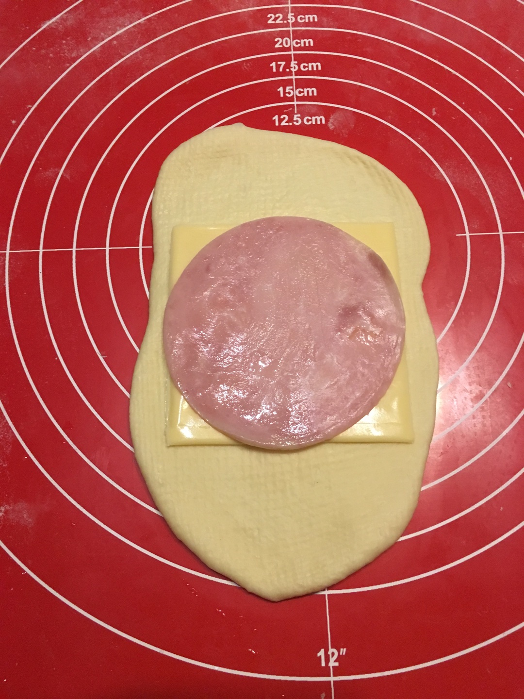 火腿芝士面包的做法 步骤1