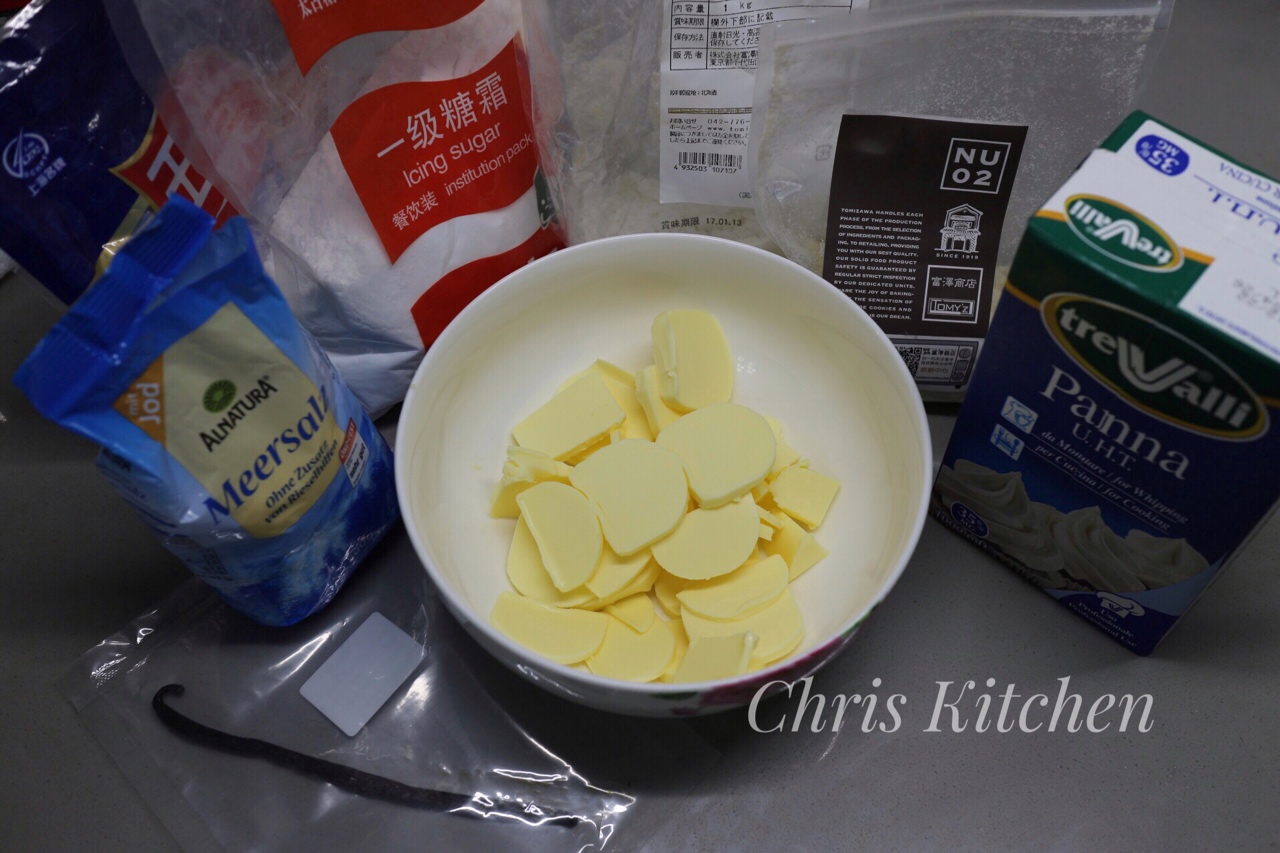 Chris Kitchen 香草黃油曲奇的做法 步骤1