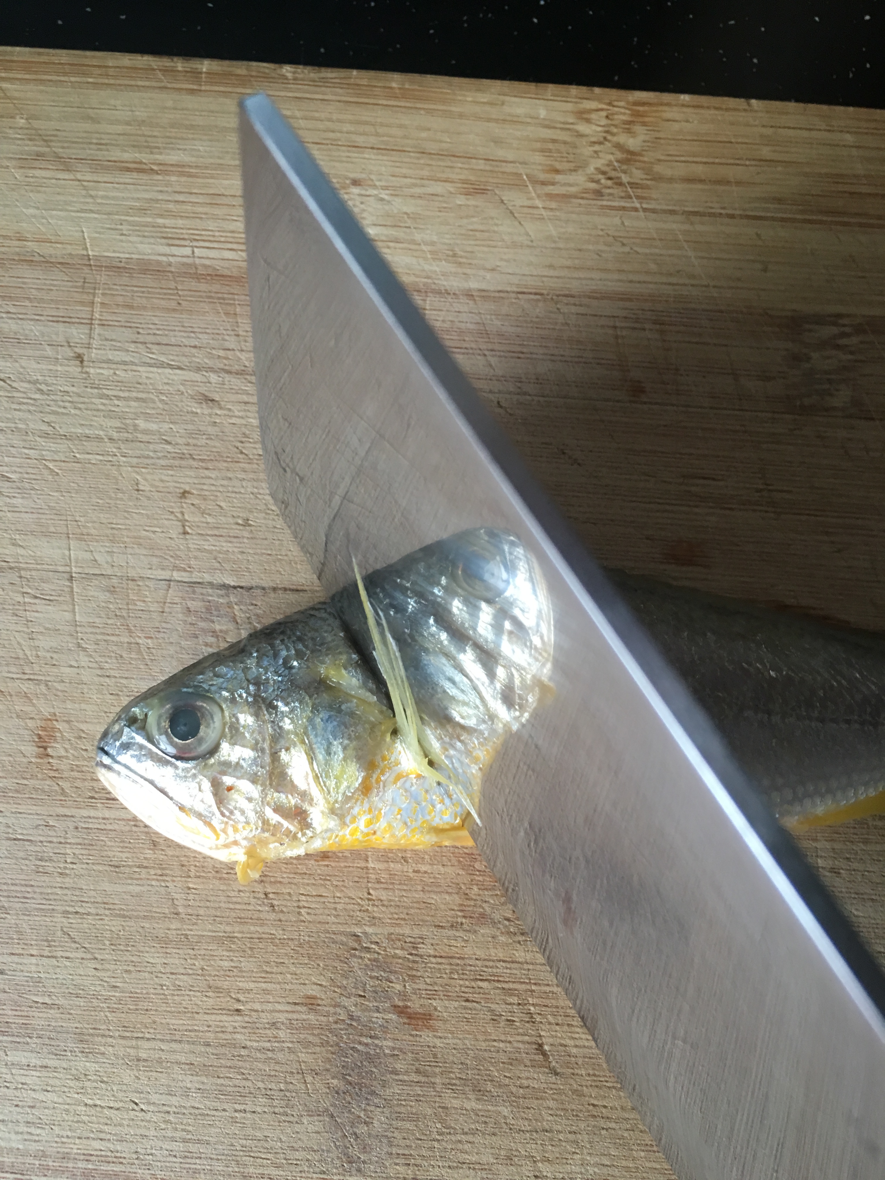 雪菜黃魚面的做法 步骤2