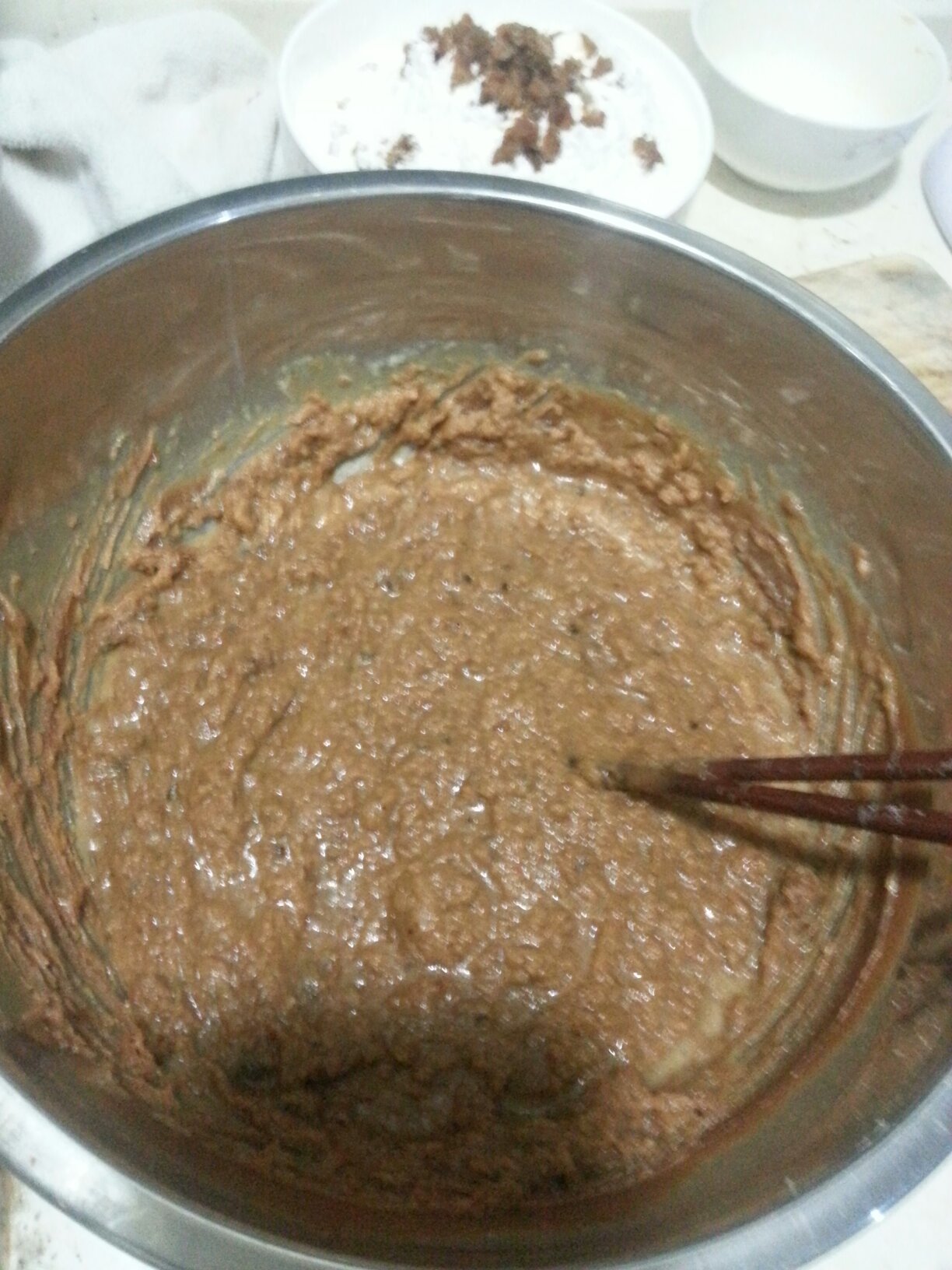 巧克力紅糖餅干的做法 步骤3