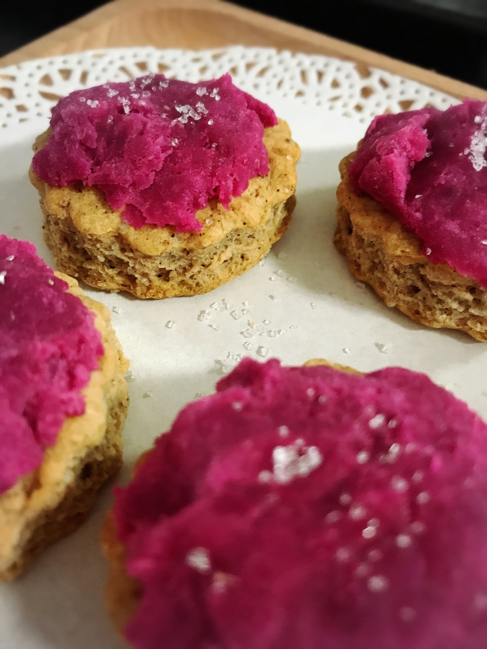 紫薯司康 Purple potato scones的做法 步骤9