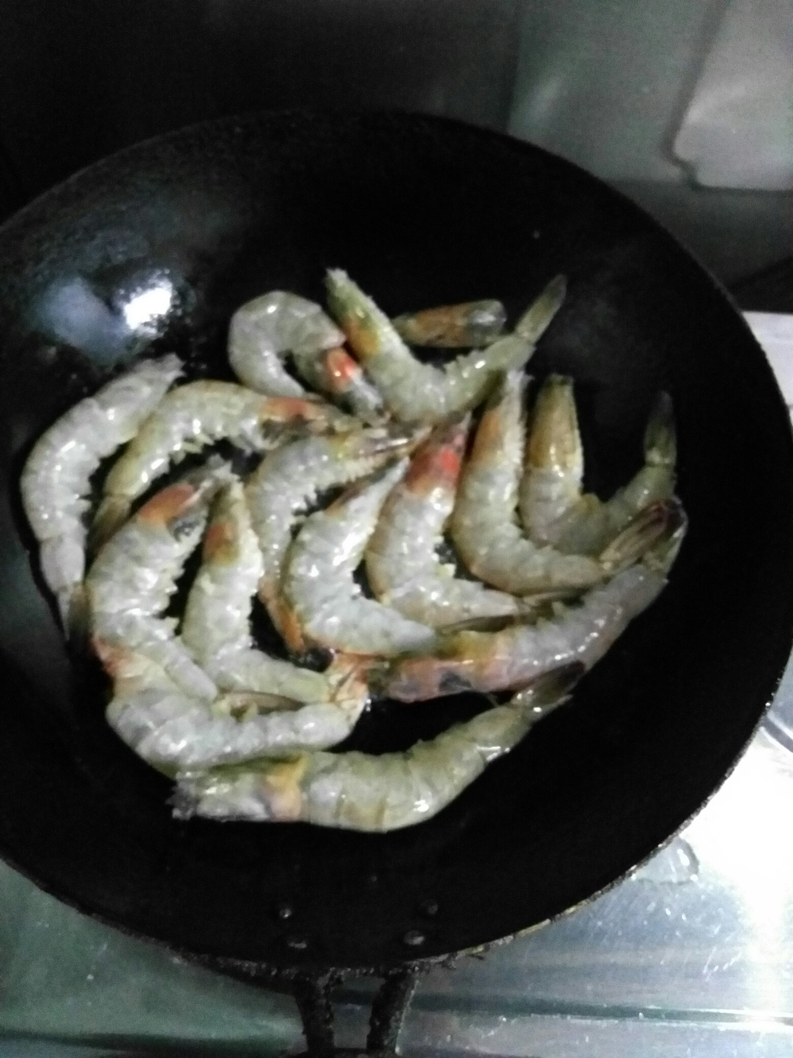 家庭版泰式咖喱蝦的做法 步骤3