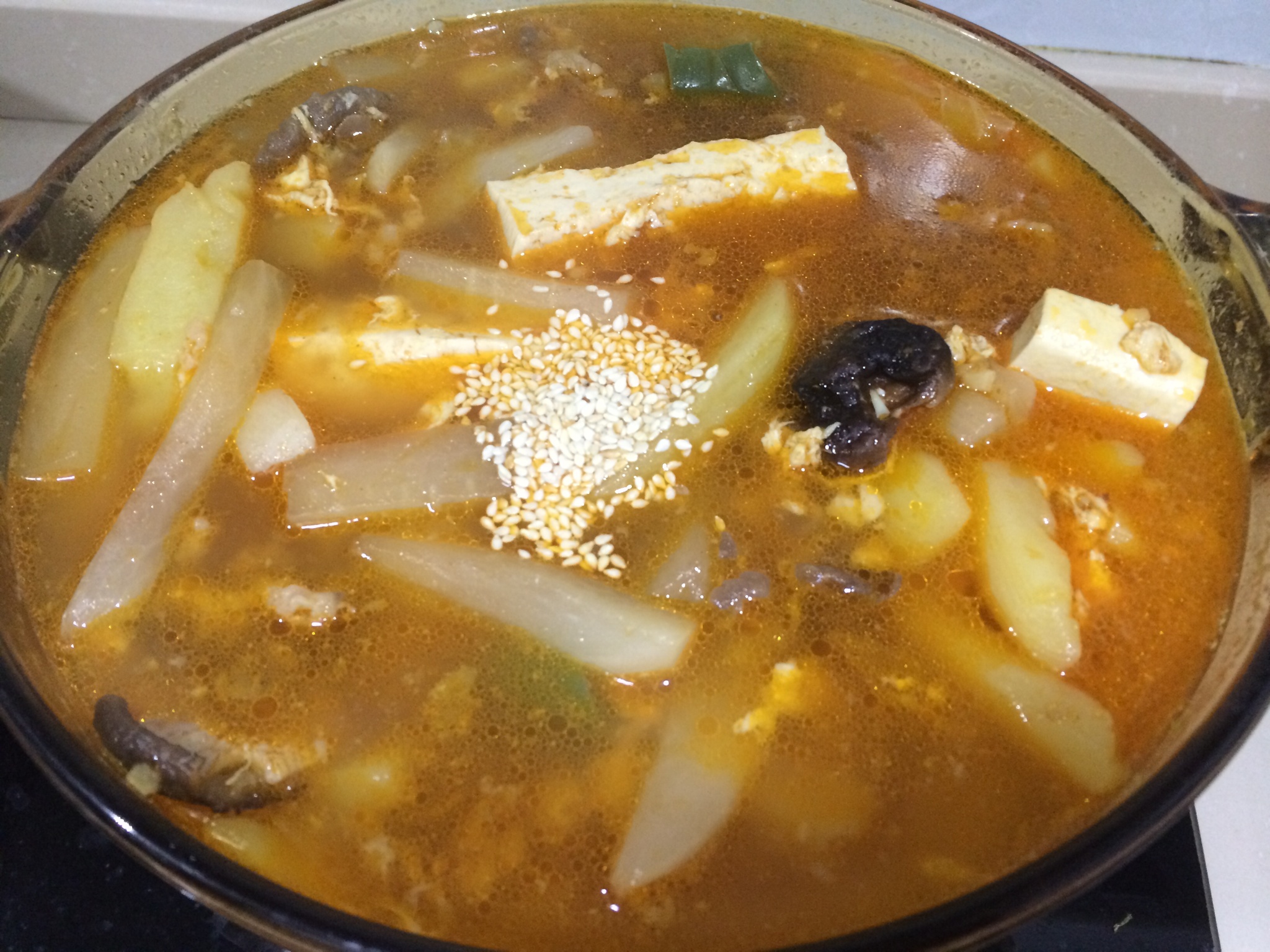 韓式牛肉豆腐鍋的做法 步骤13