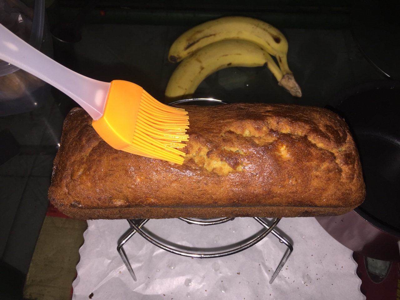 香蕉核桃磅蛋糕的做法 步骤4