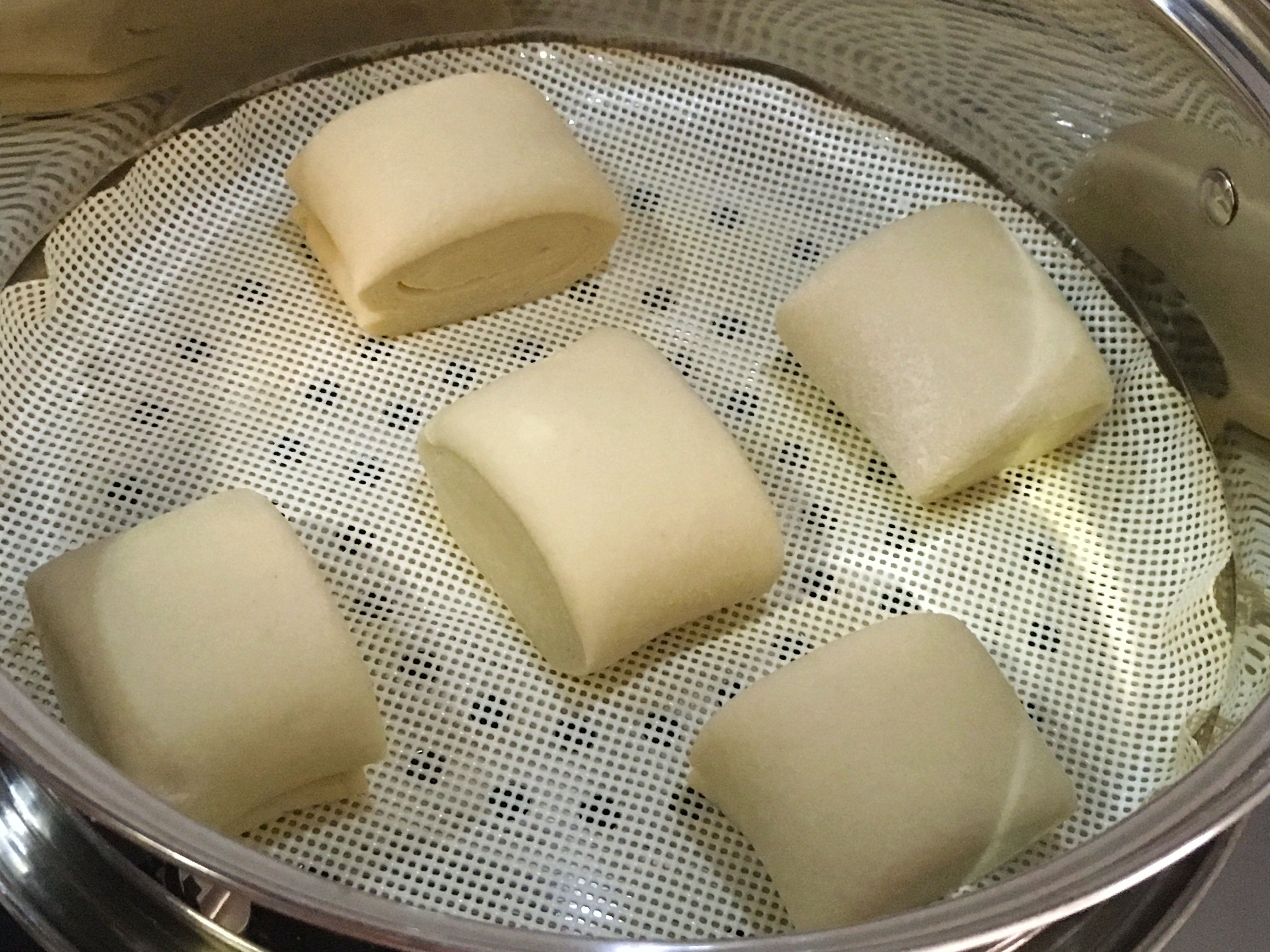 豆渣刀切饅頭的做法 步骤6