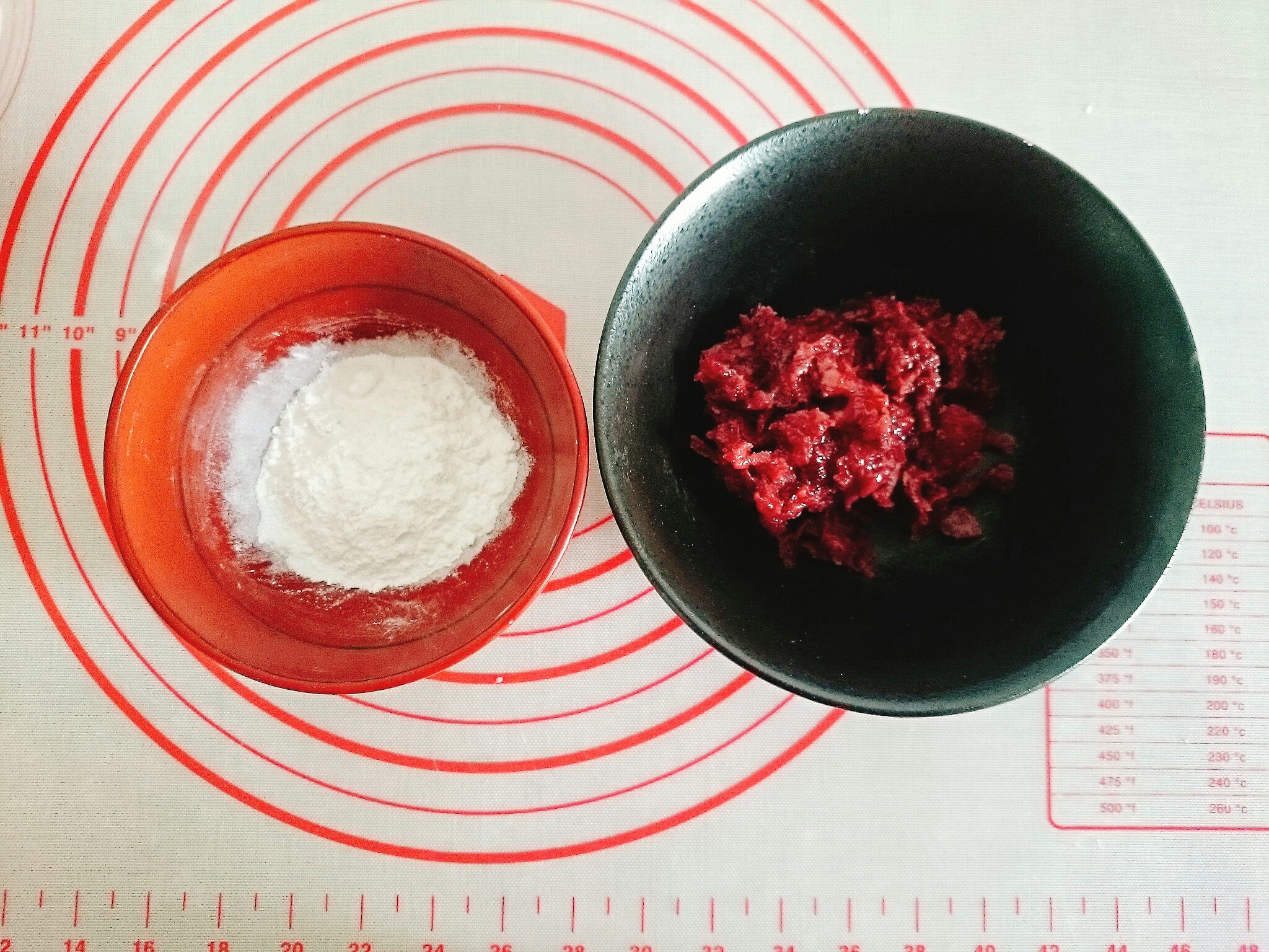 玫瑰鮮花餅的做法 步骤1