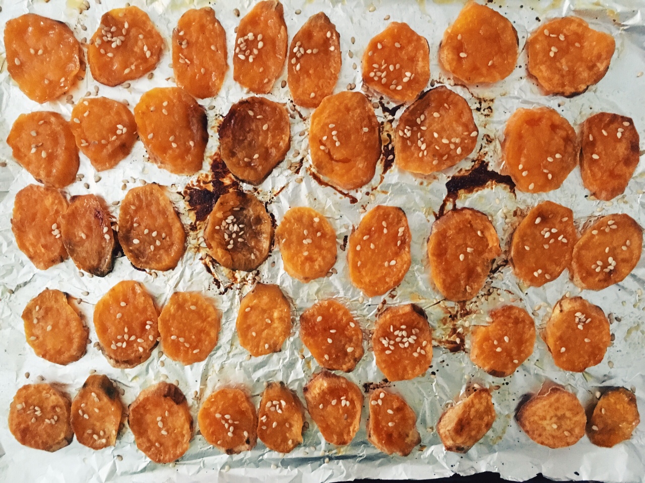 奶香蜂蜜焗紅薯的做法 步骤2
