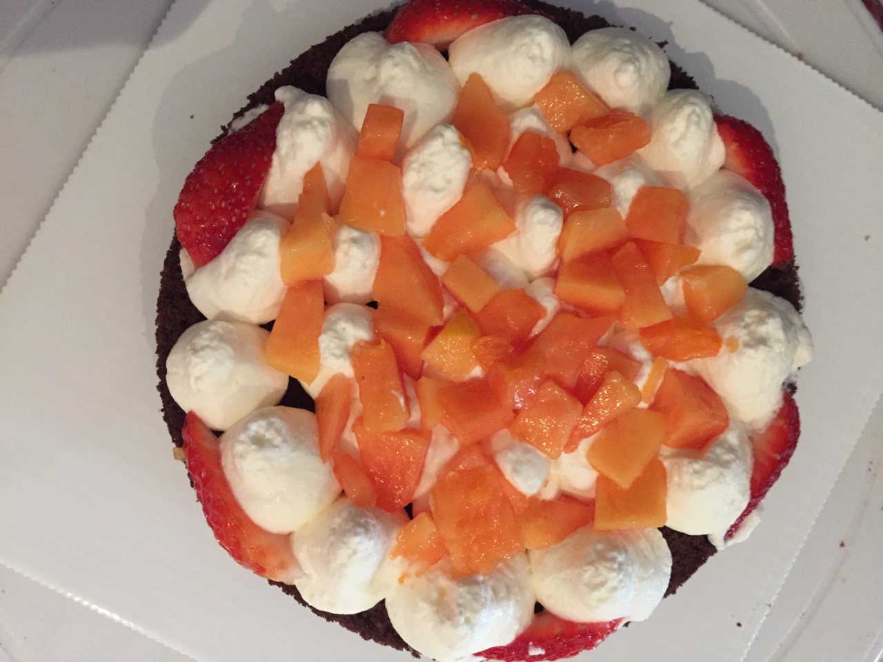 草莓果繽紛裸蛋糕的做法 步骤2