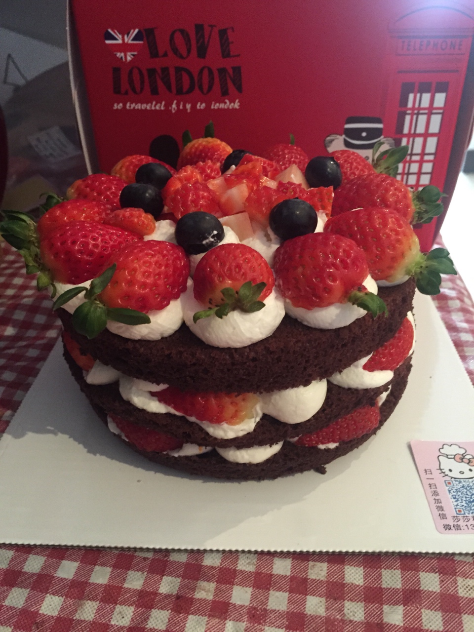 草莓果繽紛裸蛋糕的做法 步骤3