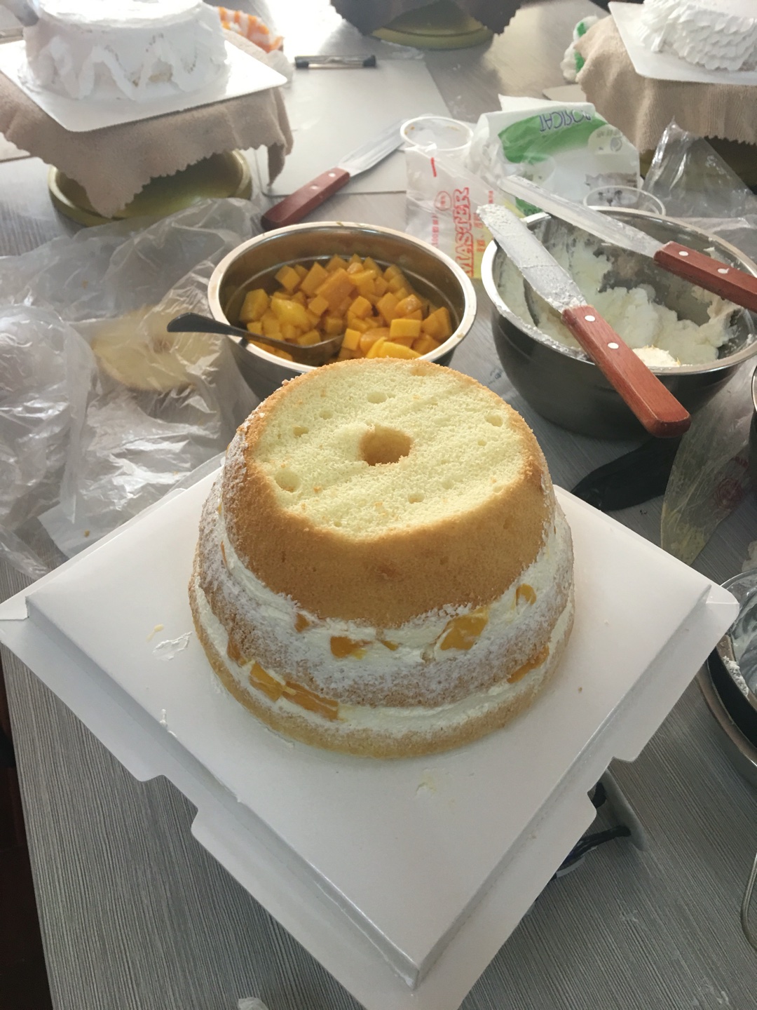 異形蛋糕錢袋生日蛋糕（福袋生日蛋糕）的做法 步骤4