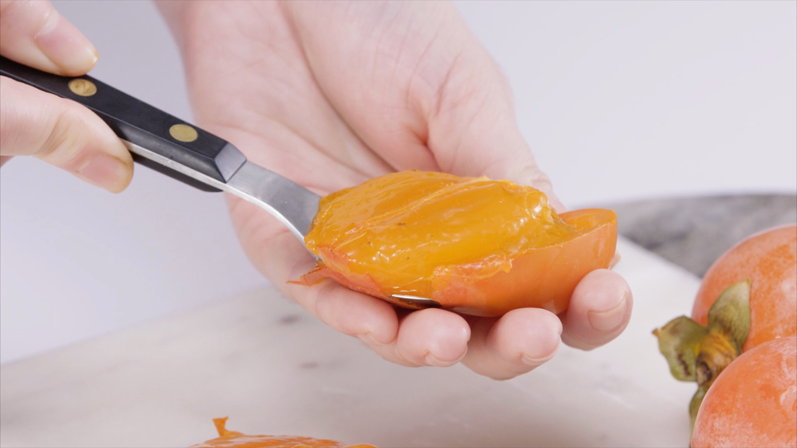 凍柿子與柿子蛋糕∣美食台的做法 步骤3