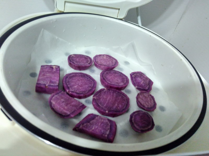 香煎紫薯餅的做法 步骤1