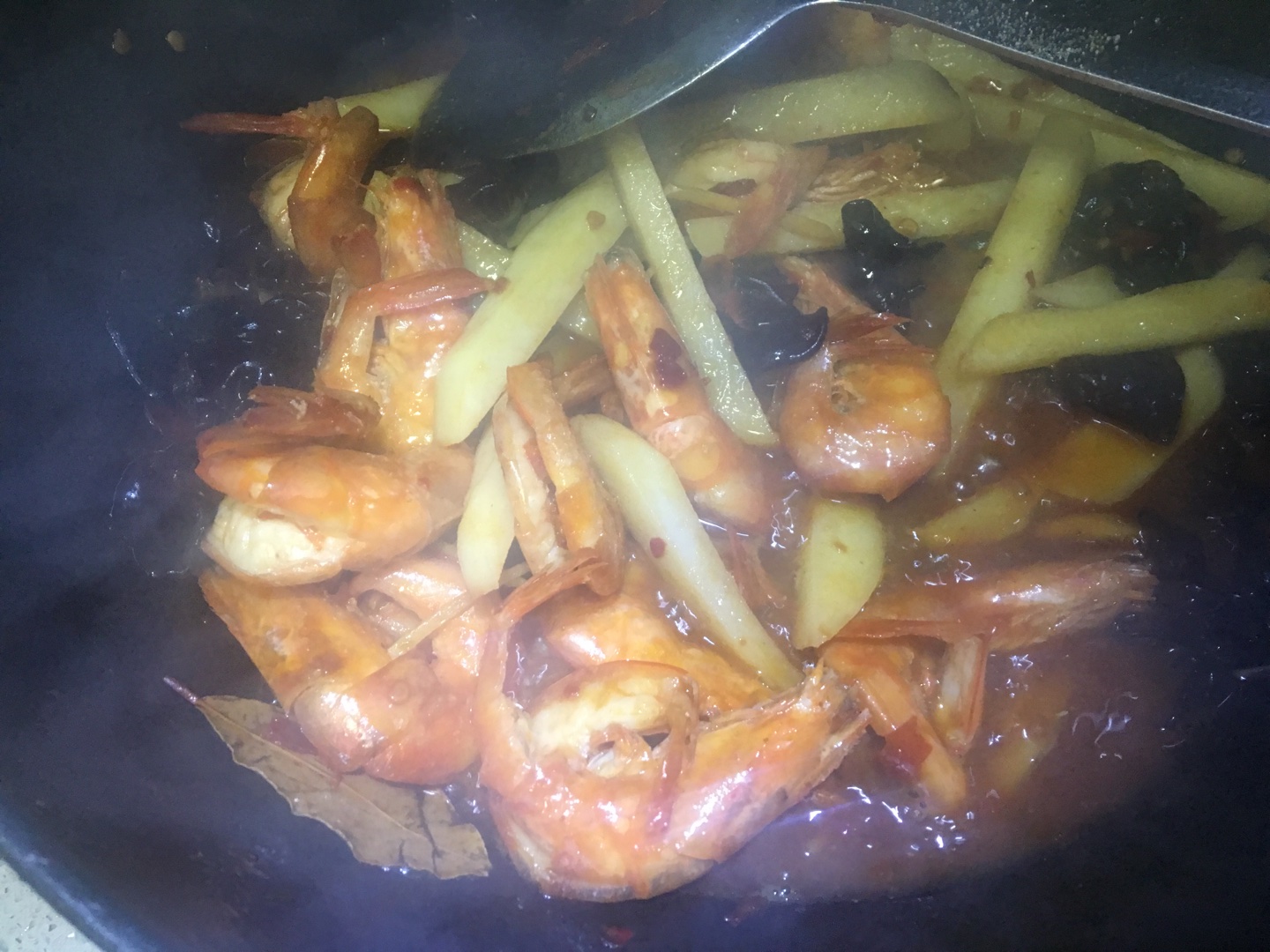 美味干鍋蝦的做法 步骤12