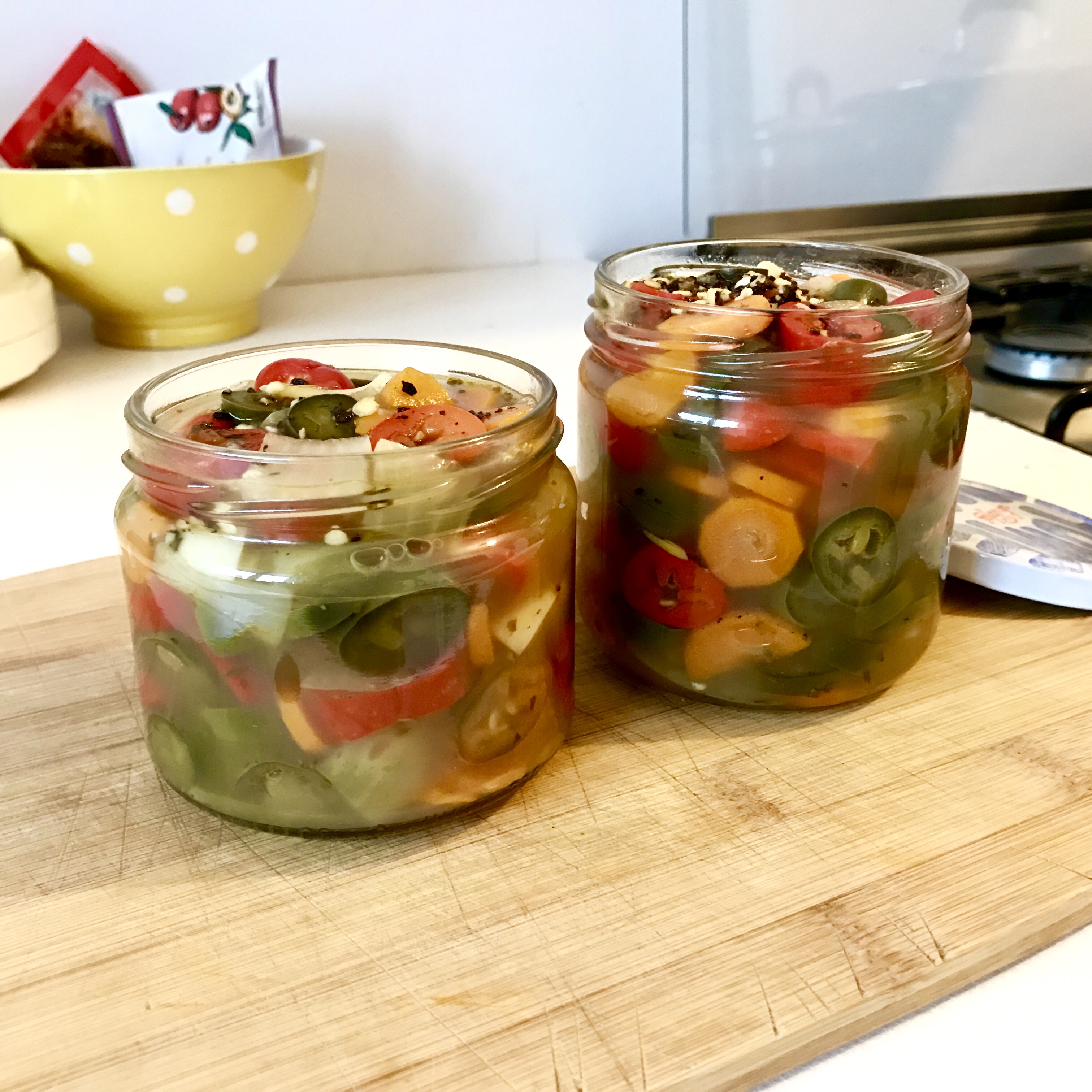 自制腌墨西哥辣椒(Pickled Jalapenos)的做法 步骤7