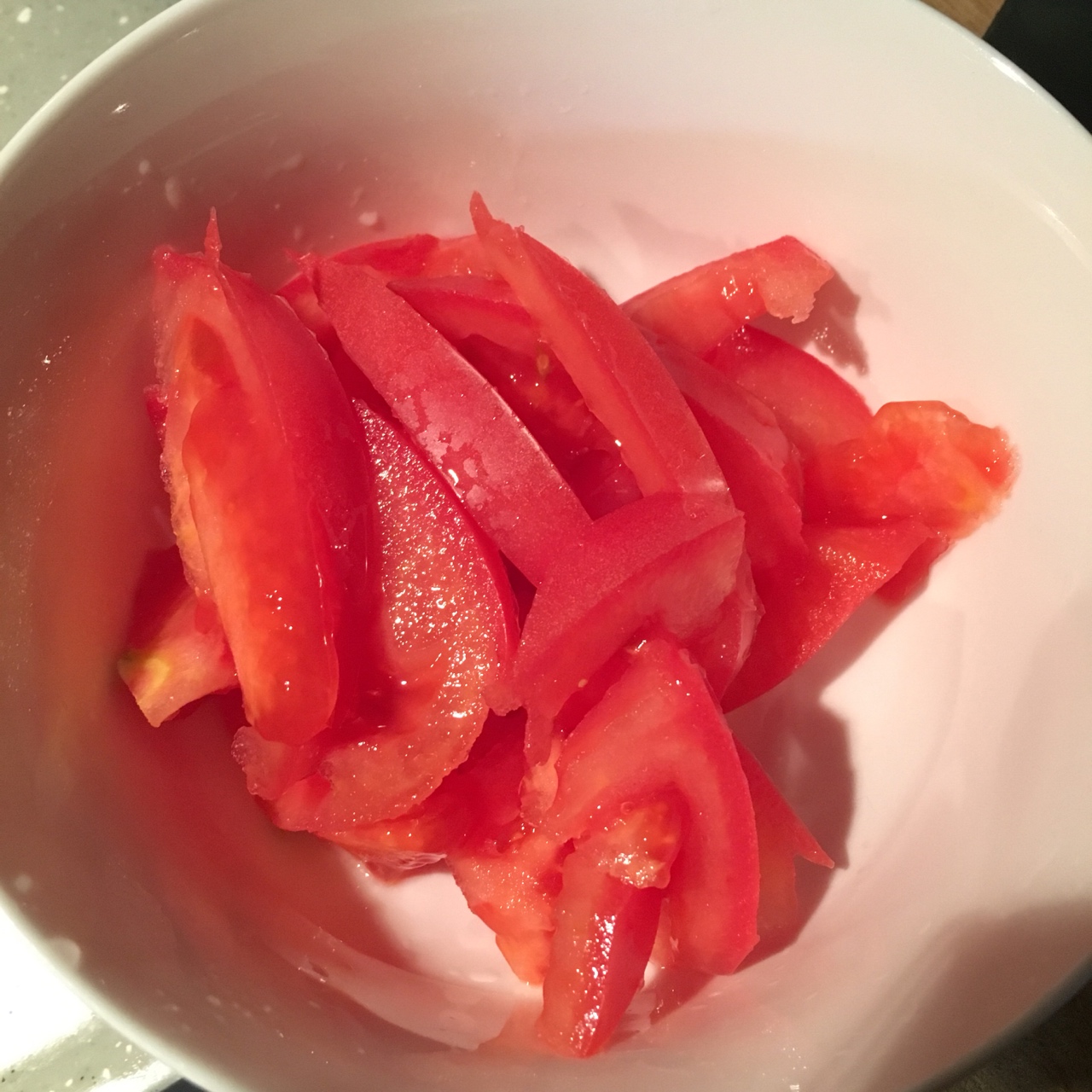古早味番茄肉沫面（除了油、鹽，不放任何調味品）的做法 步骤1