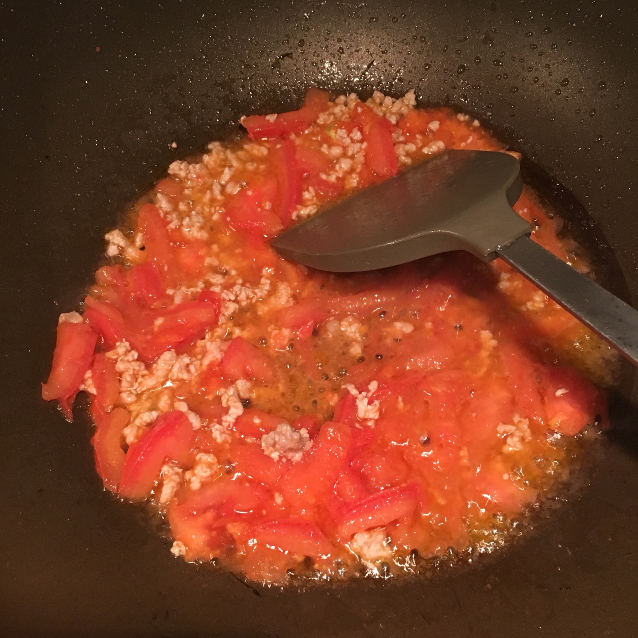 古早味番茄肉沫面（除了油、鹽，不放任何調味品）的做法 步骤5
