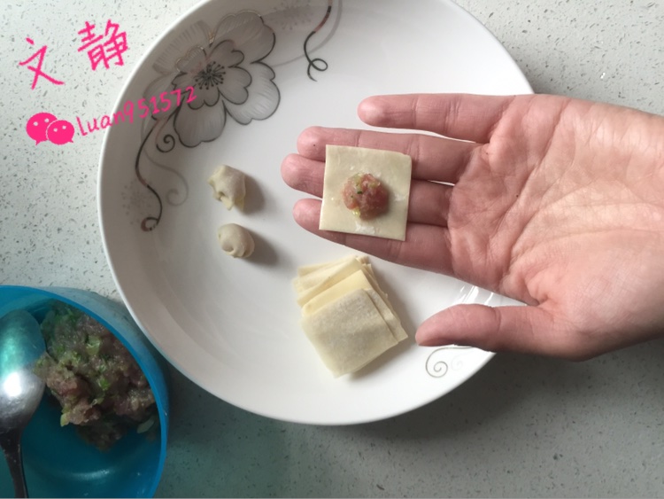 寶寶輔食 - 蝦肉小餛飩的做法 步骤6
