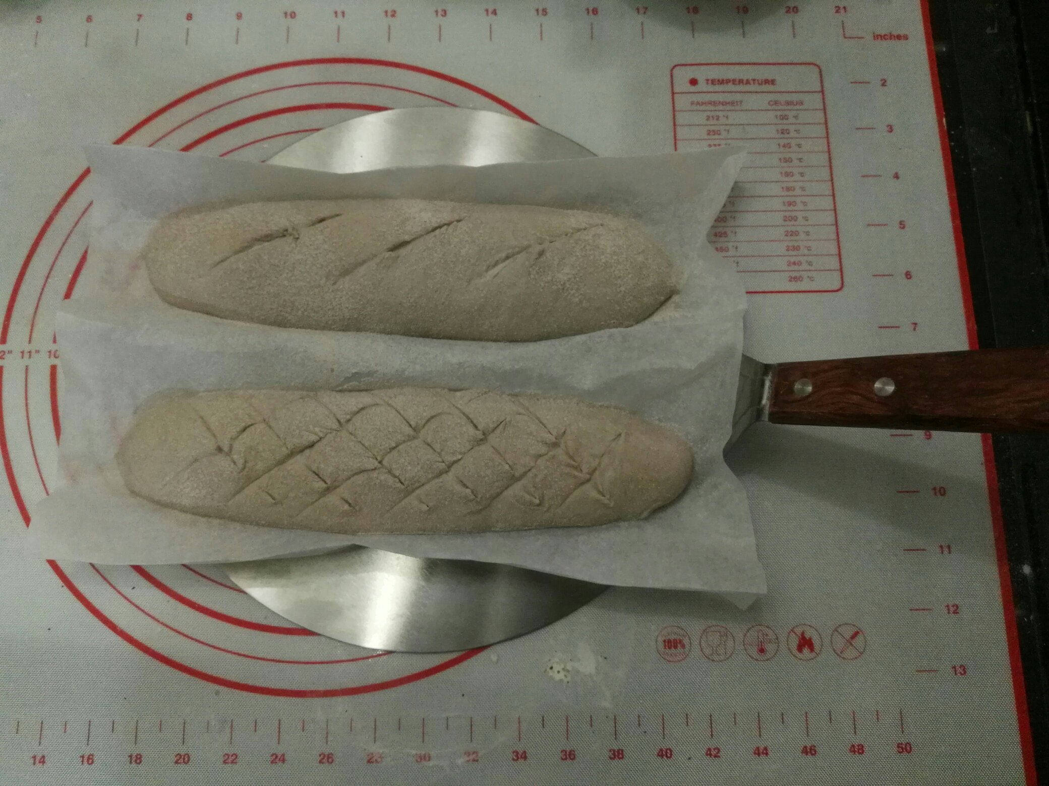 純手工法式鄉村面包---天然酵種版的做法 步骤18