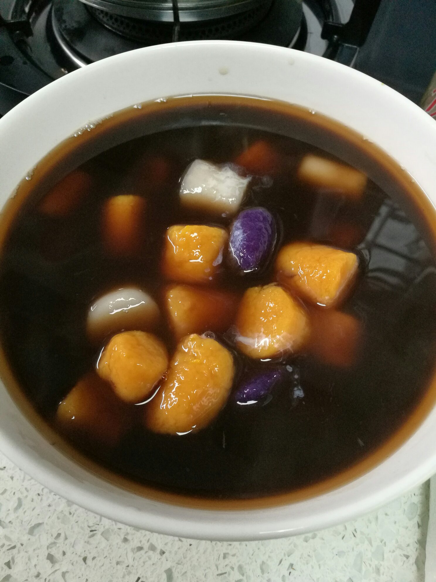 紅豆芋圓+地瓜圓+紫薯圓的做法 步骤5