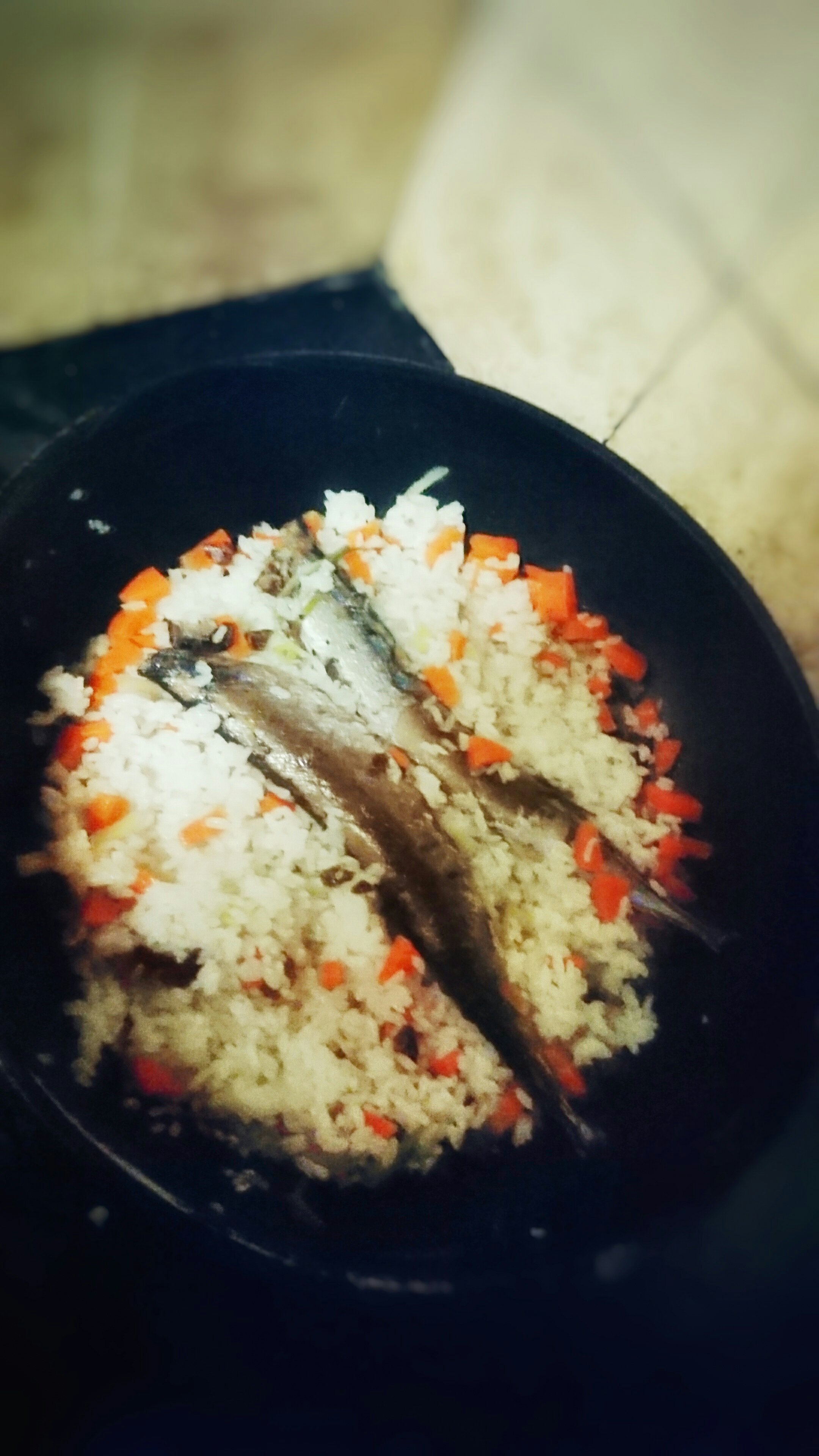 米糠秋刀魚燴飯的做法 步骤3