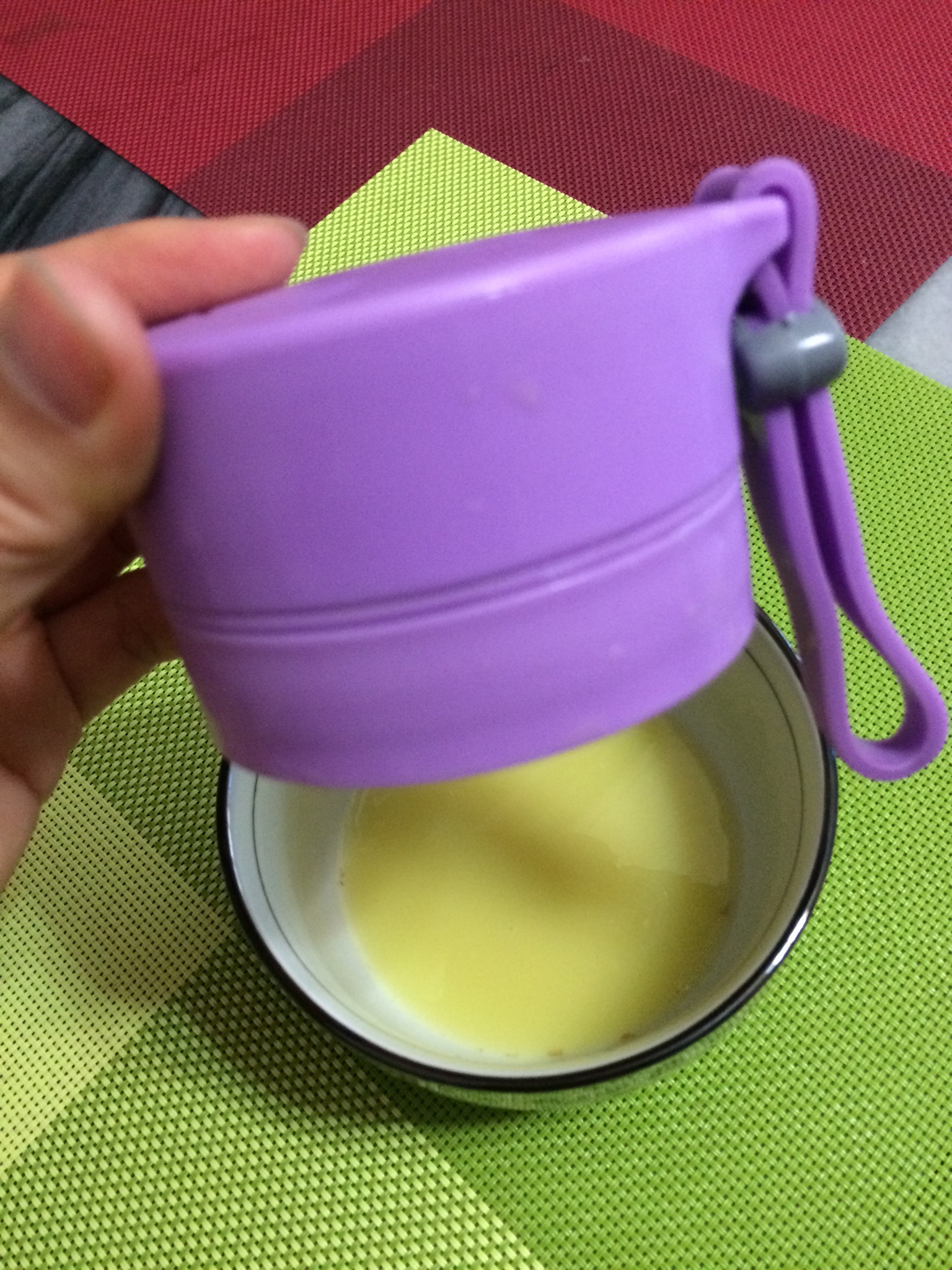 果汁機制作姜撞奶的做法 步骤3