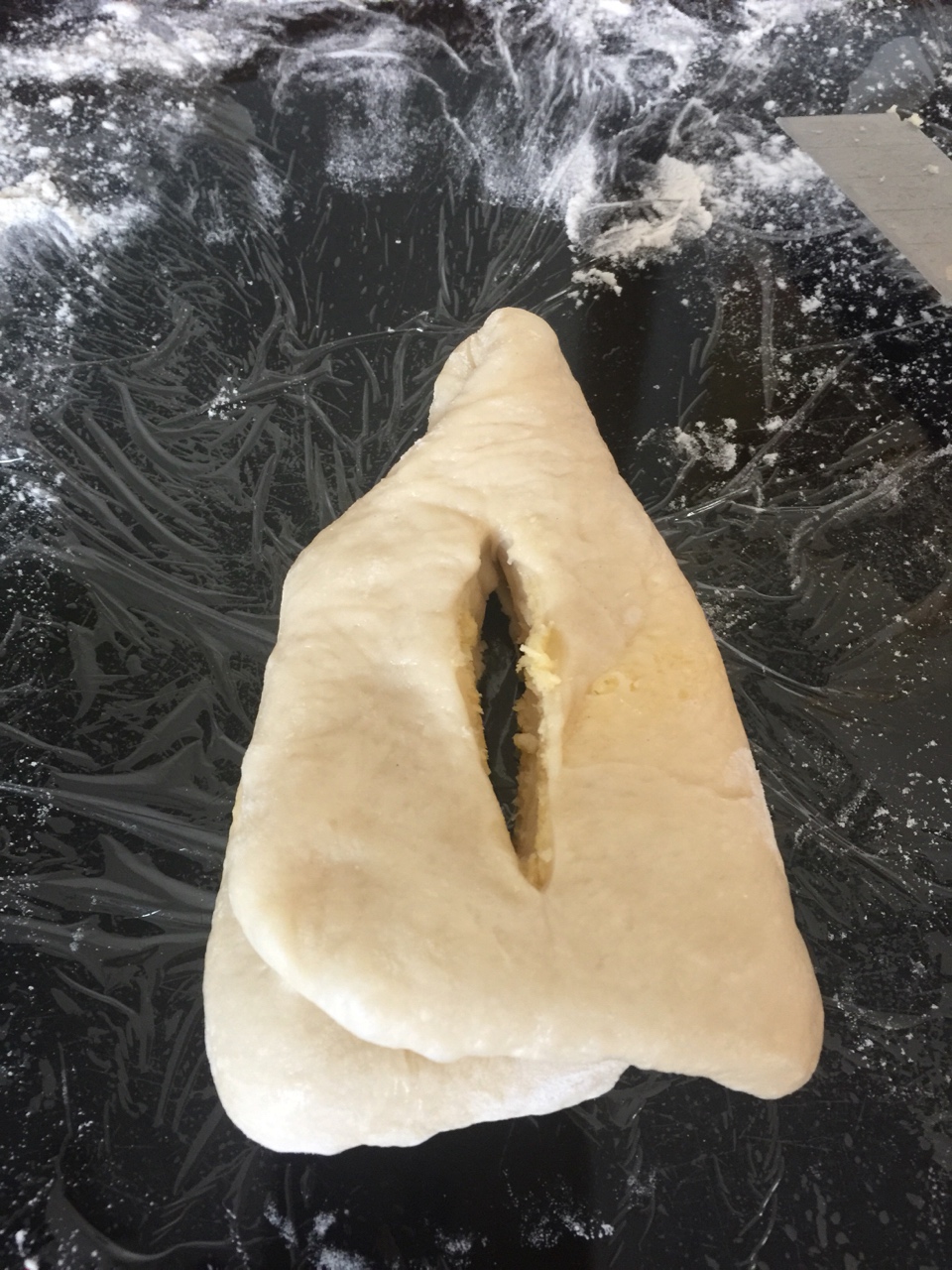 椰香葉子面包（廚師機面包機後整形版）的做法 步骤10