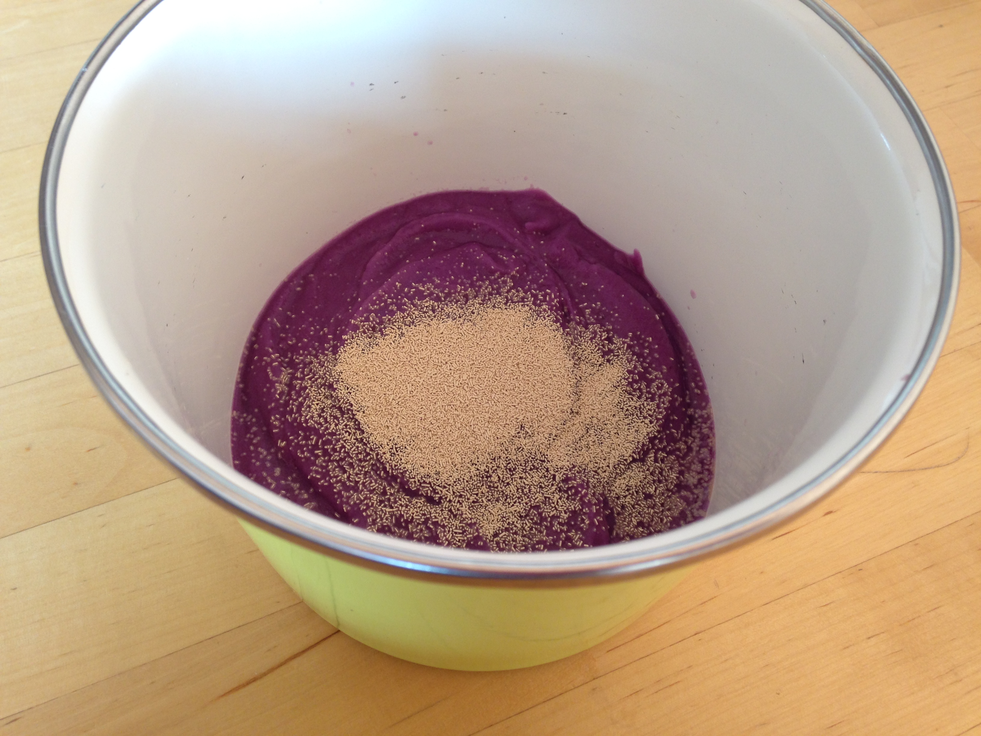 紫薯饅頭的做法 步骤2