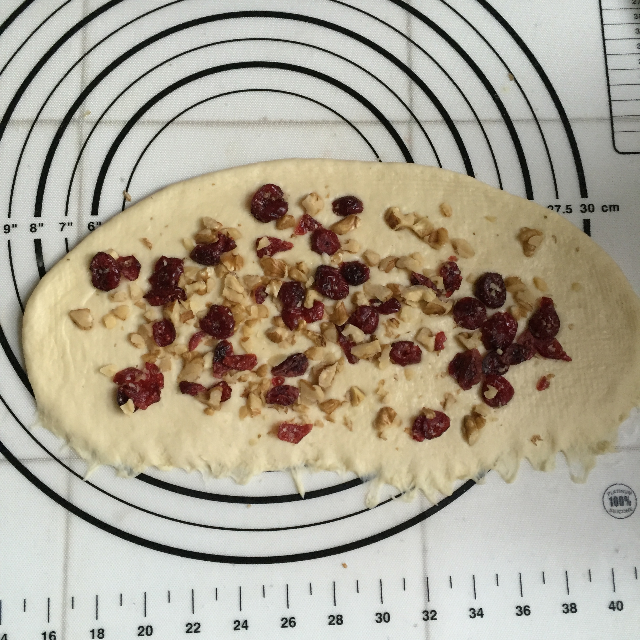 蔓越莓核桃面包的做法 步骤3