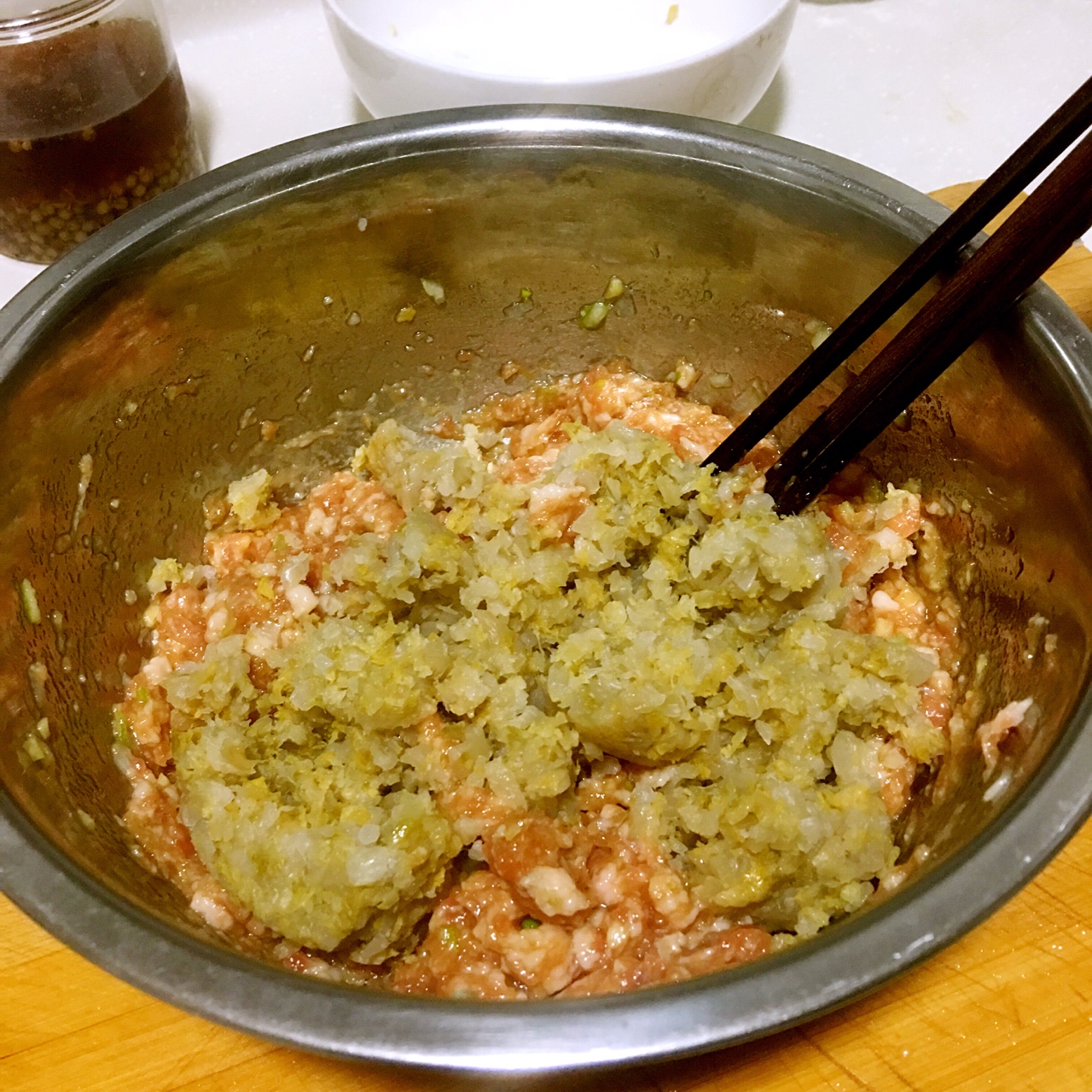 酸菜水餃的做法 步骤5