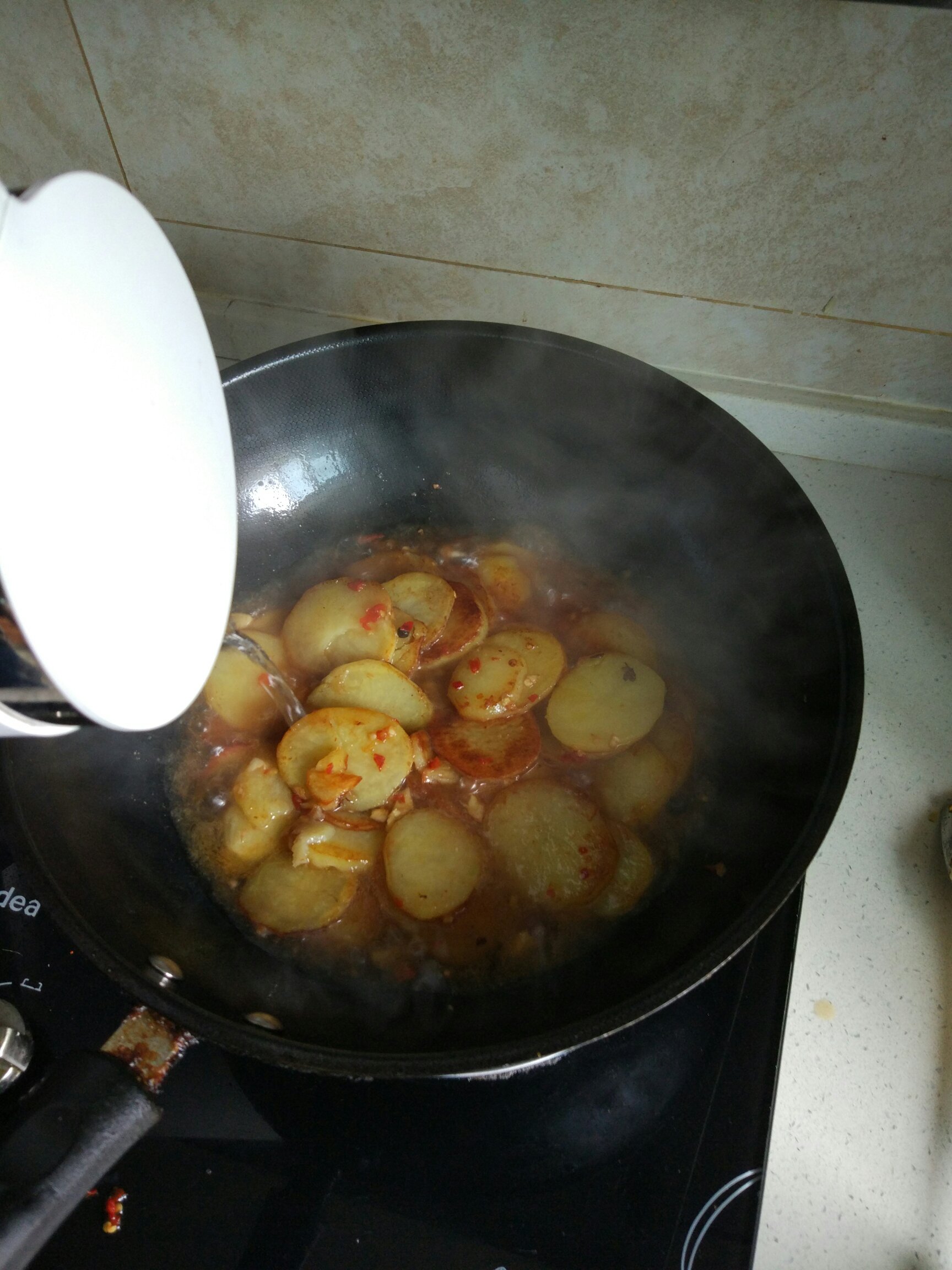 孜然香辣土豆片的做法 步骤6