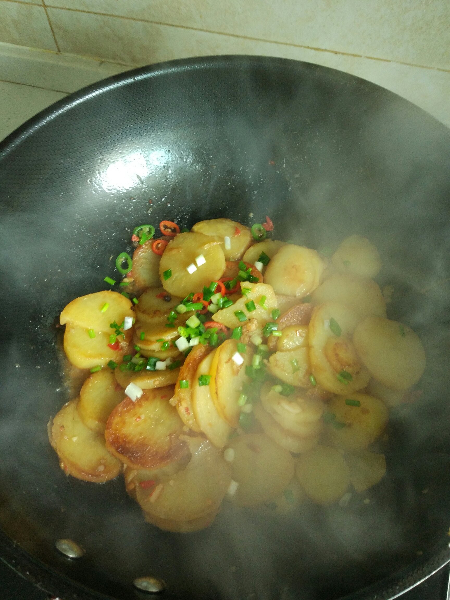 孜然香辣土豆片的做法 步骤8