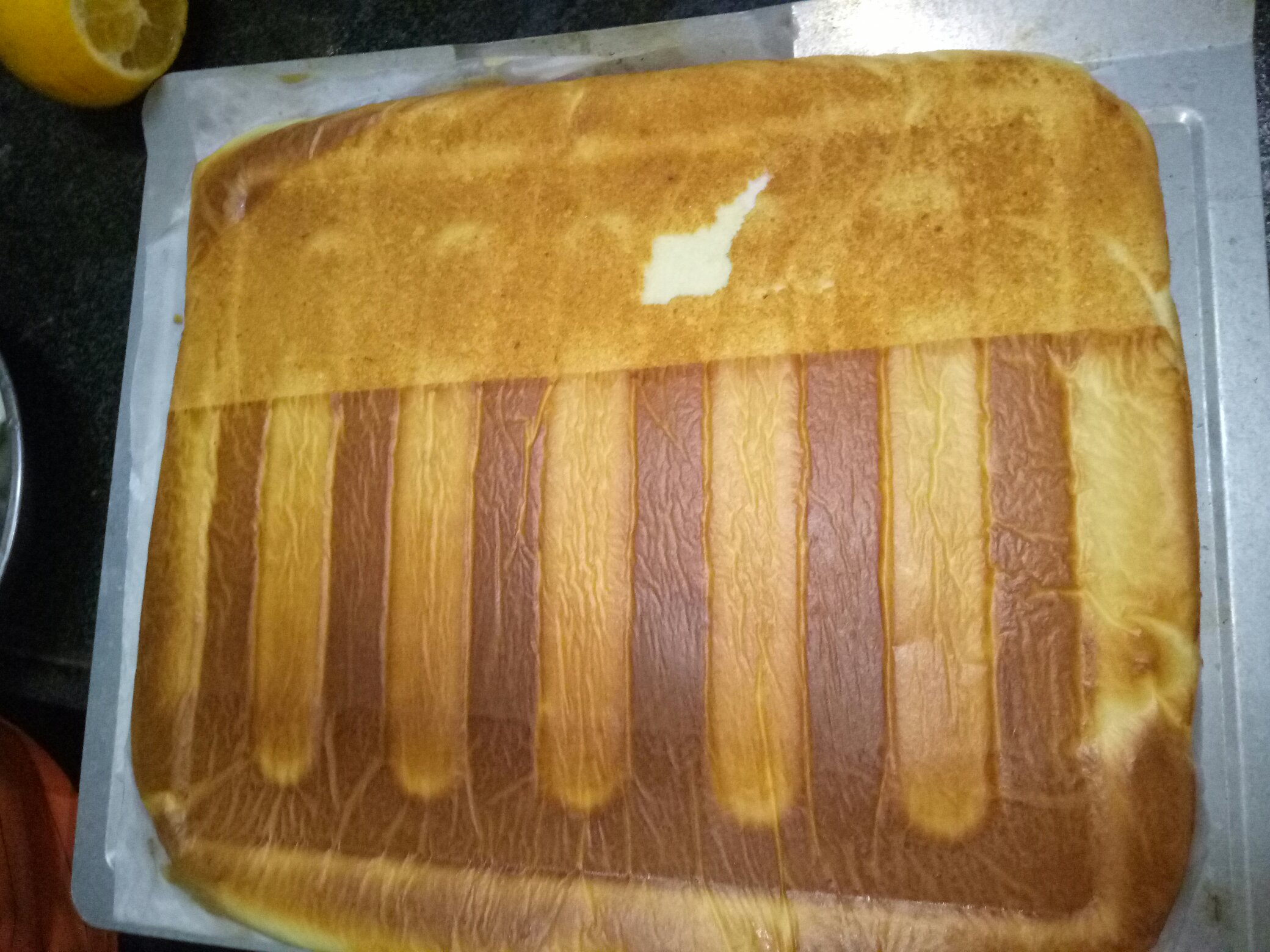 奶油蛋糕卷的做法 步骤4