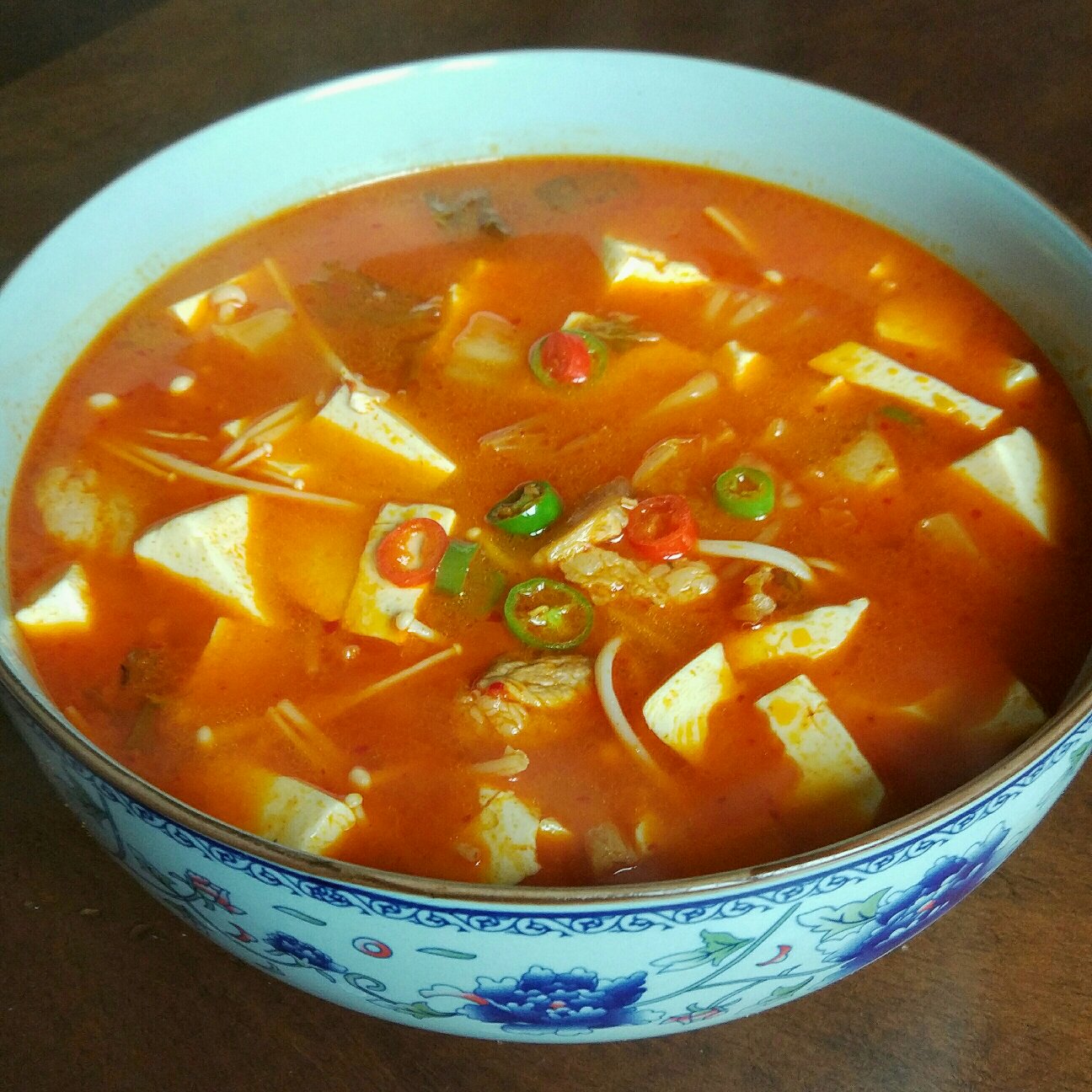 辣白菜豆腐湯的做法 步骤8