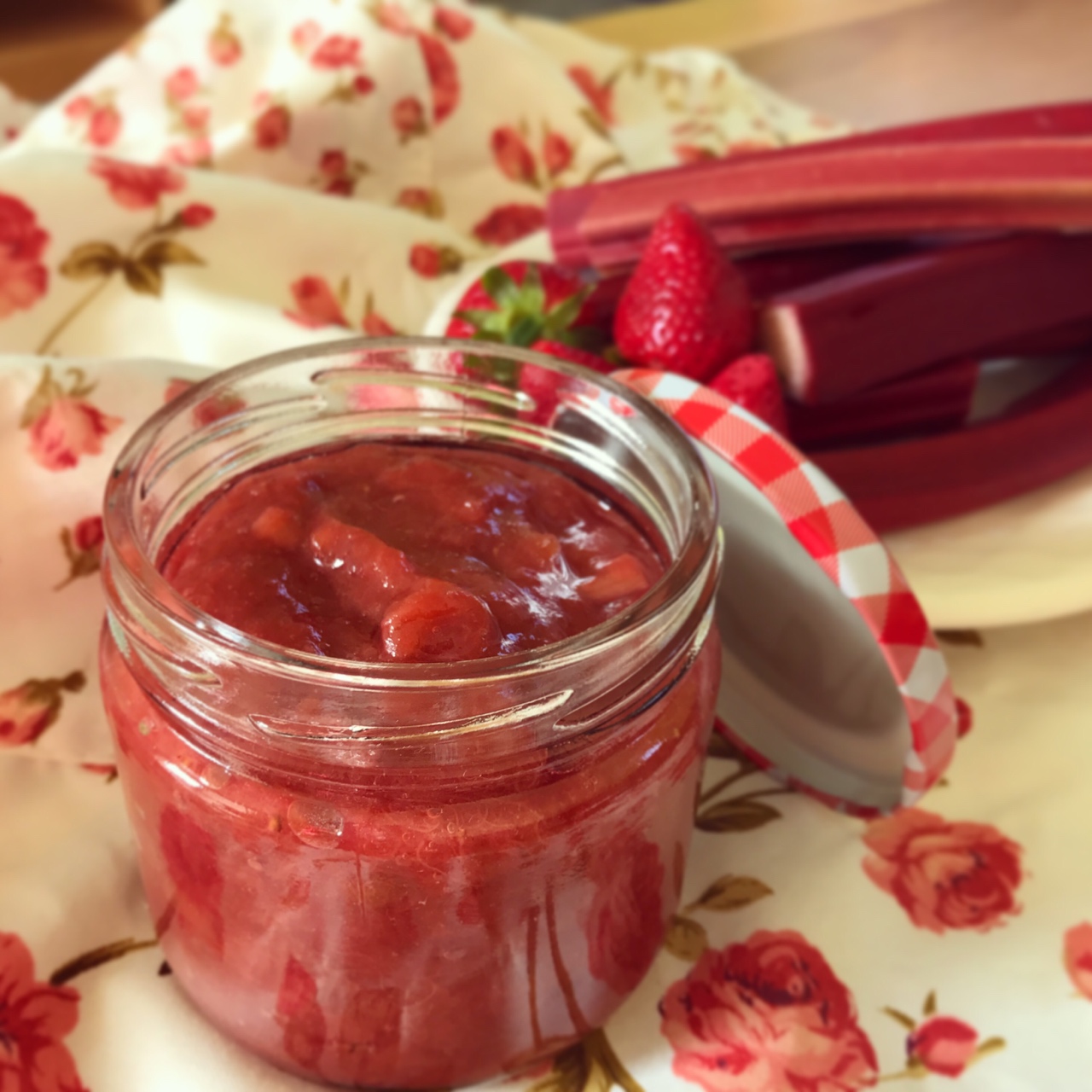 草莓大黃果醬 Rhubarb Compote的做法 步骤6