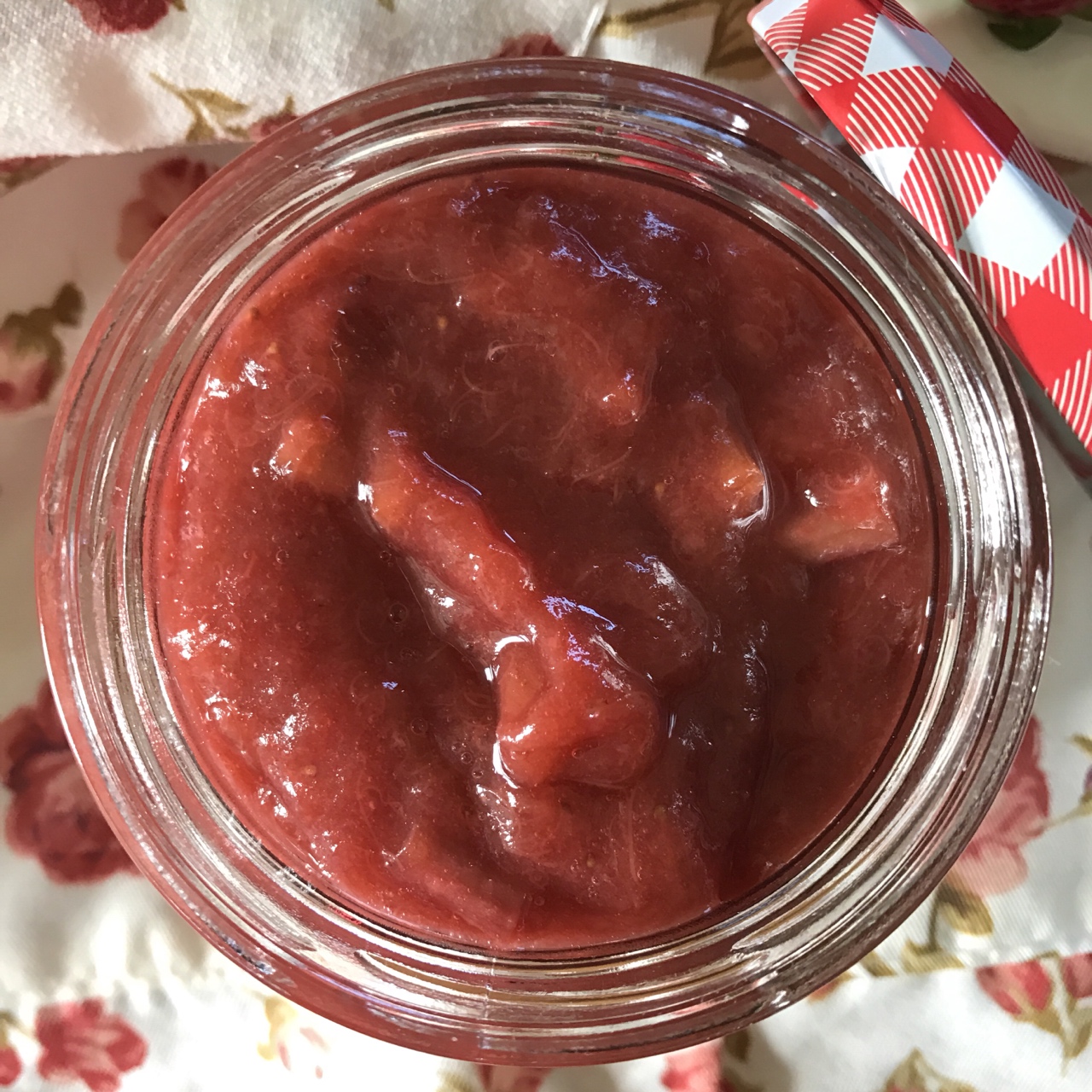 草莓大黃果醬 Rhubarb Compote的做法 步骤5