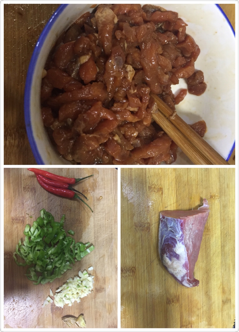 牛肉絲炒蘿卜筍的做法 步骤2