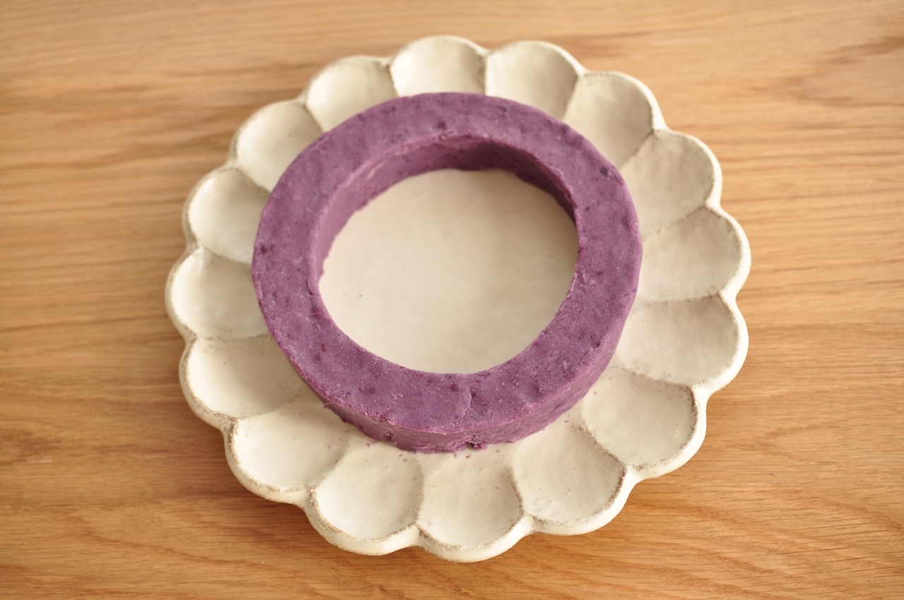 酸奶淋繽紛水果紫薯環的做法 步骤9