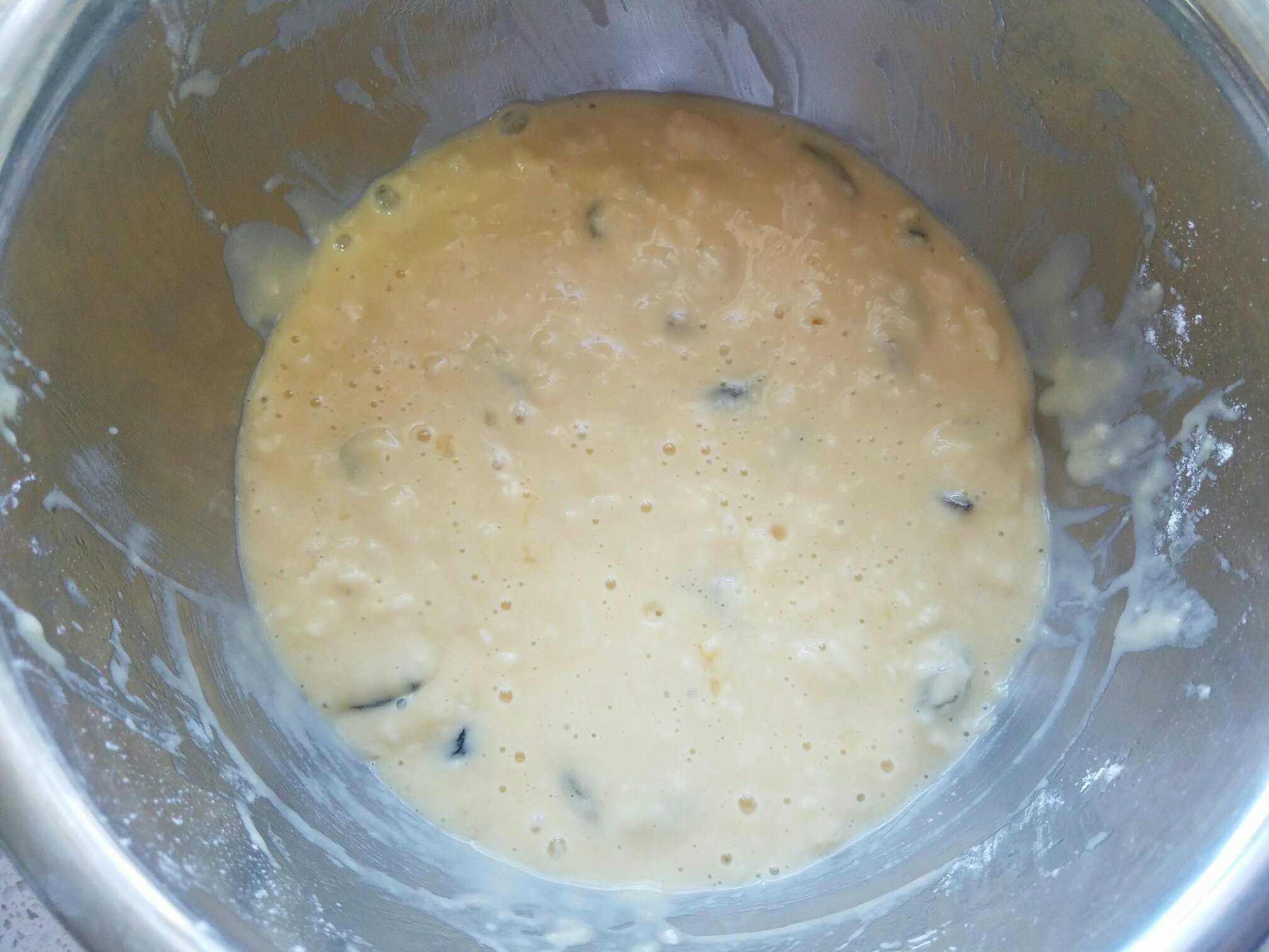 【低油低糖】葡萄干香草瑪芬蛋糕(玉米油版)的做法 步骤9