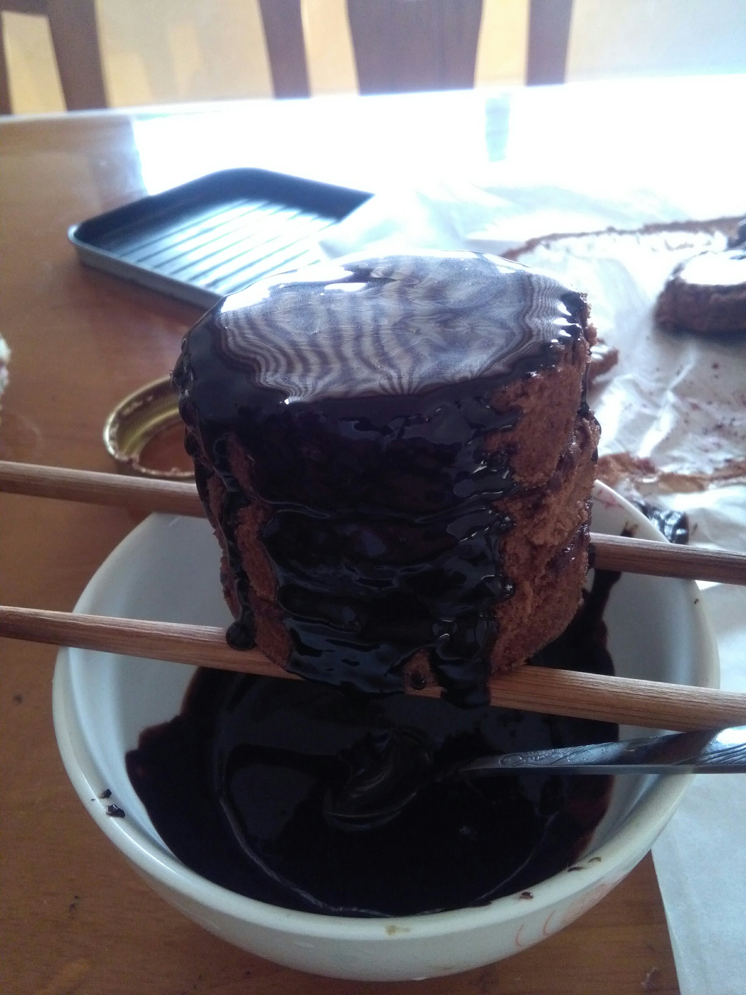 巧克力蛋糕的做法 步骤9