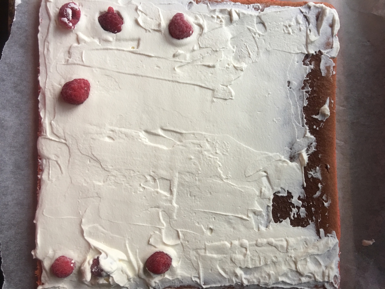 紅絲絨覆盆子蛋糕卷的做法 步骤10