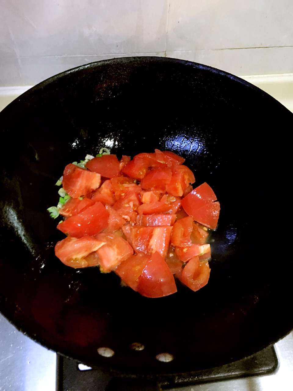 西紅柿土豆炒雞蛋的做法 步骤4