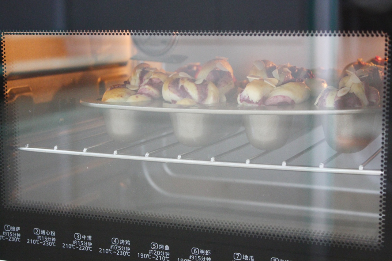 寶寶輔食︰奶香紫薯軟妹面包的做法 步骤15