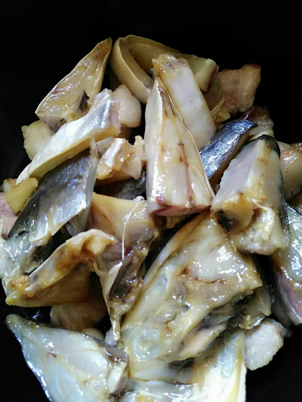 超下飯的五花肉炆金锠魚干的做法 步骤7