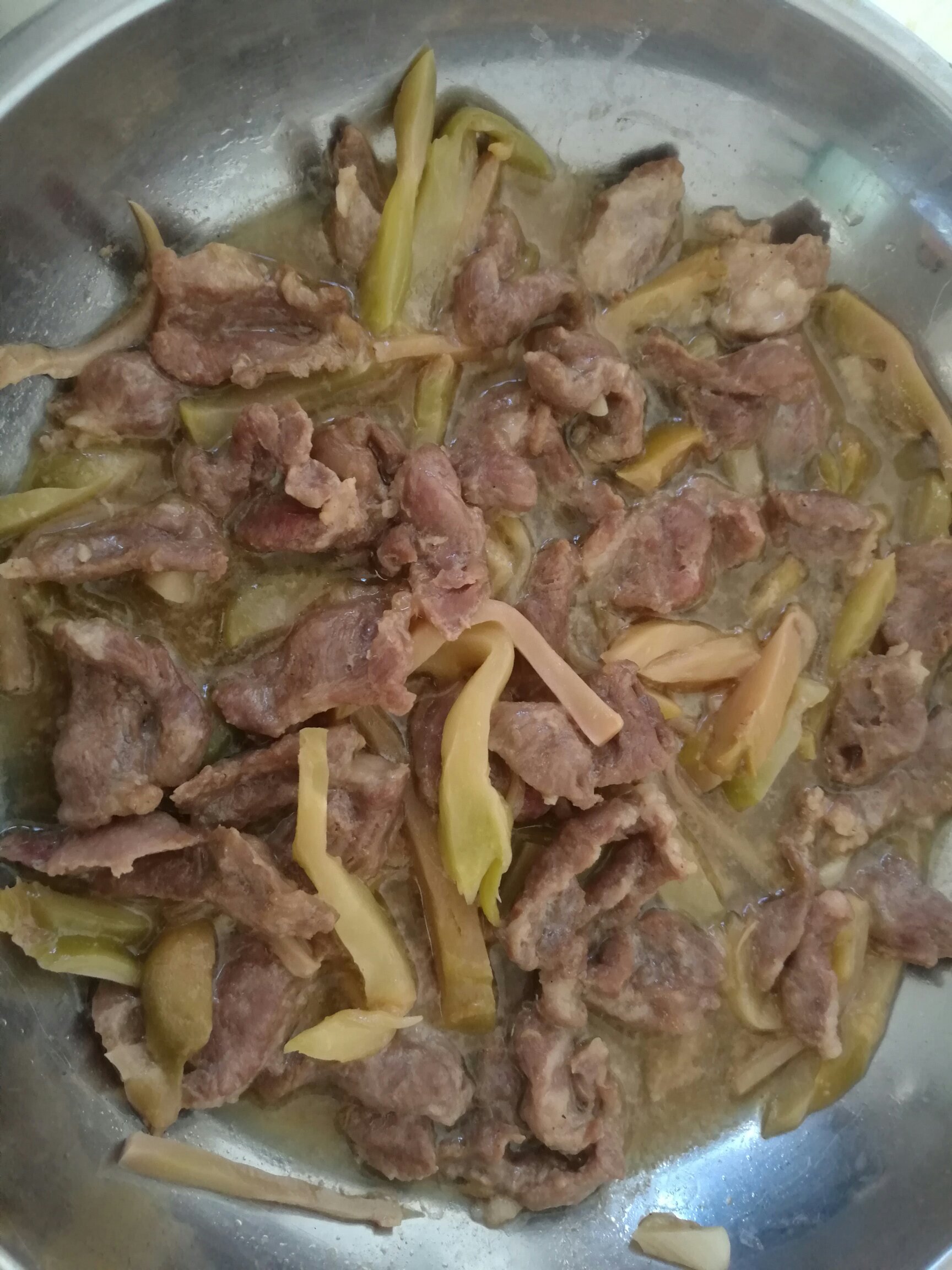 榨菜絲蒸豬面肉的做法 步骤4