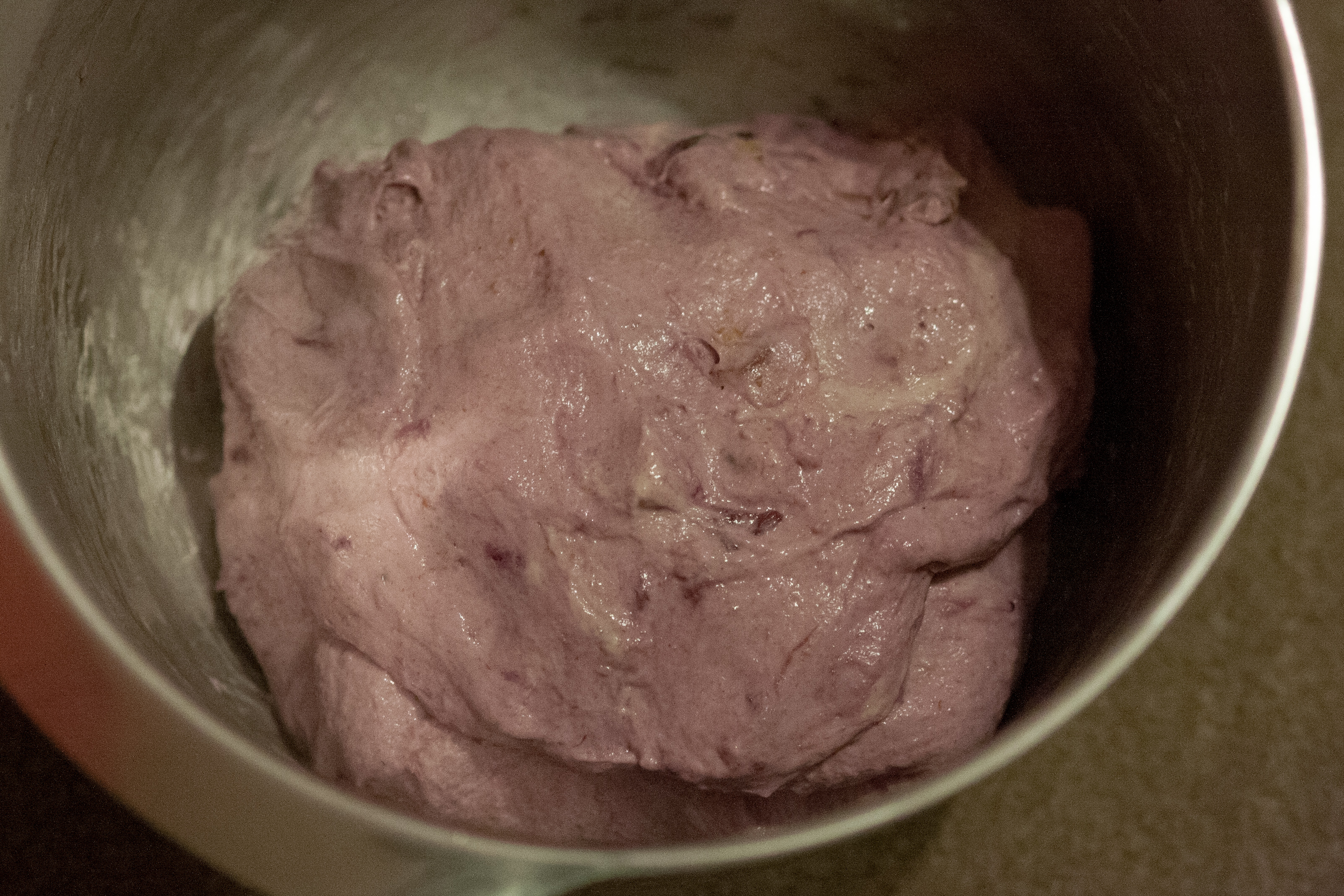 天然酵種紫薯核桃歐包的做法 步骤4