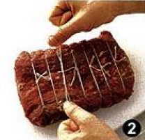 烤牛肉（藍帶西餐烹飪基礎版本）的做法 步骤2