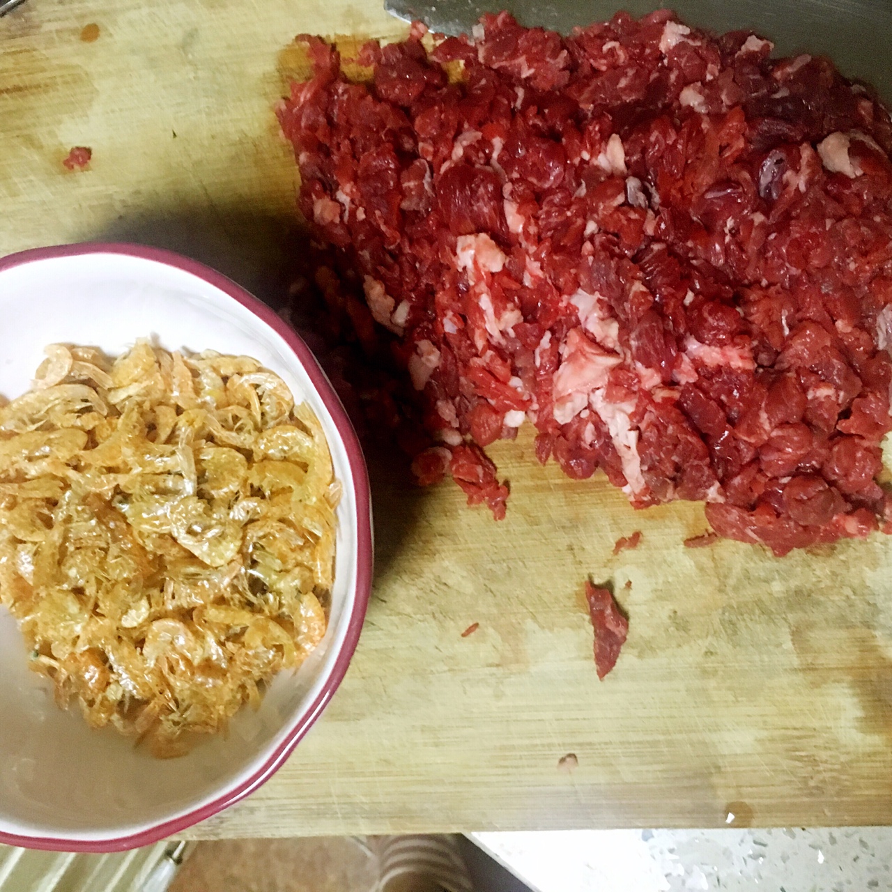牛肉蝦米醬的做法 步骤1