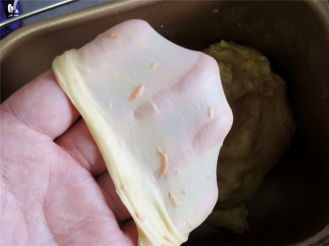胡蘿卜奶油小面包的做法 步骤3